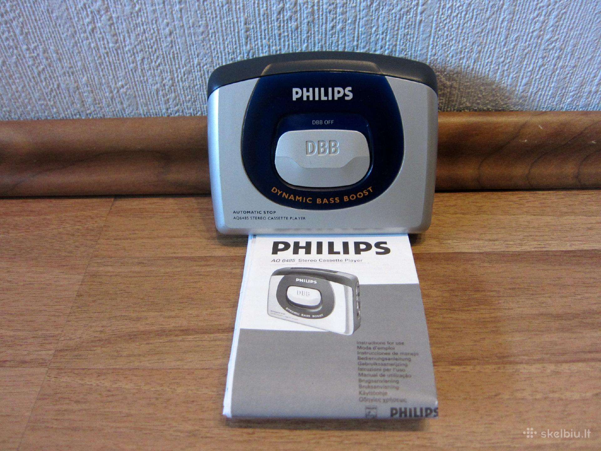 Kasetinis grotuvas Philips Aq6485