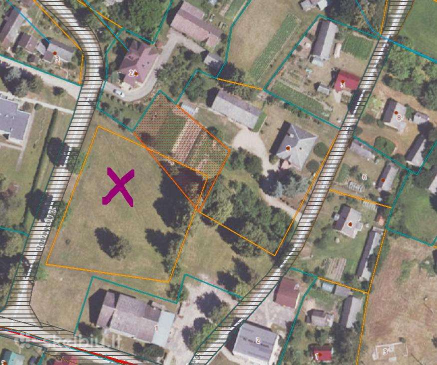 Parduodamas žemės sklypas Daujėnų miestelio centre