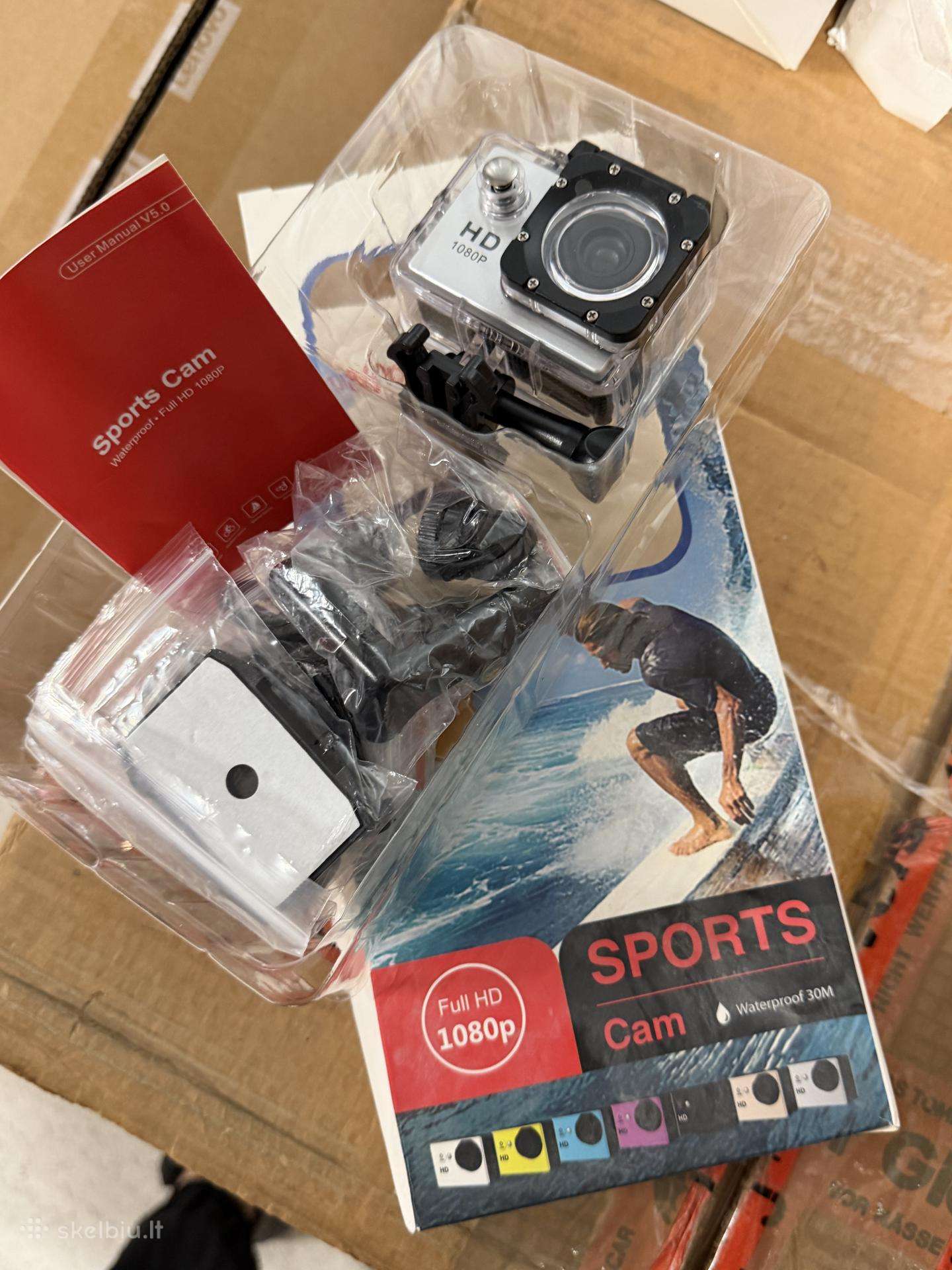 Veiksmo kamera Sports Cam Full HD 1080p – atspari