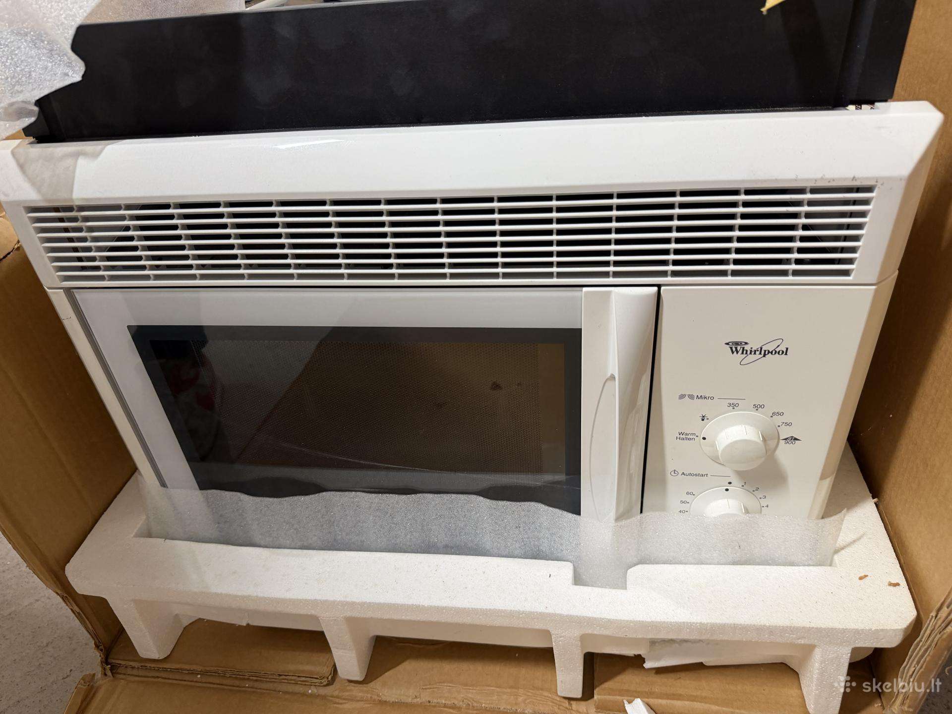 Whirlpool Avm 950/wp/wh mikrobangų krosnele su gar