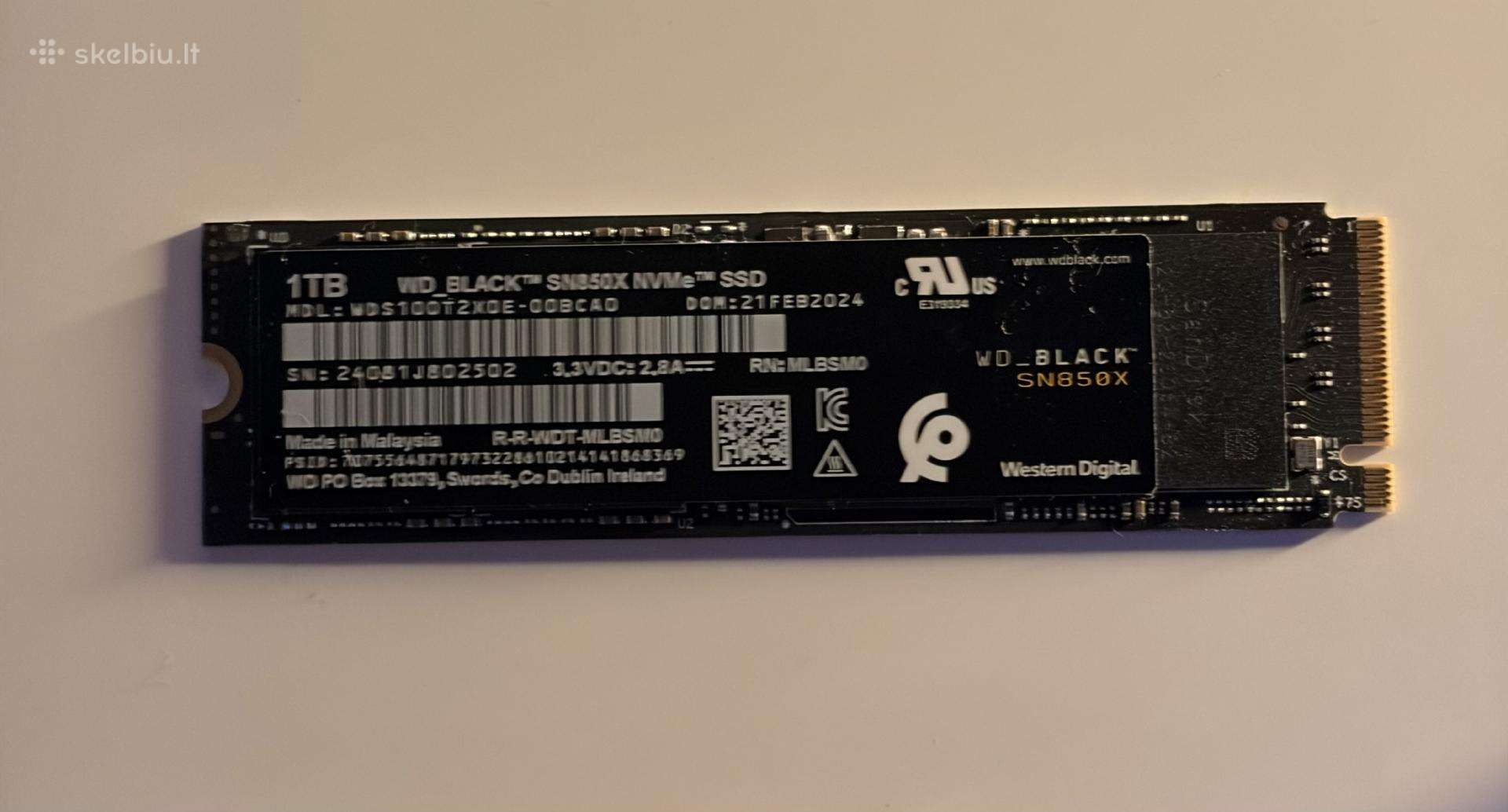 Wd Black Sn850x 1tb Nvme SSD