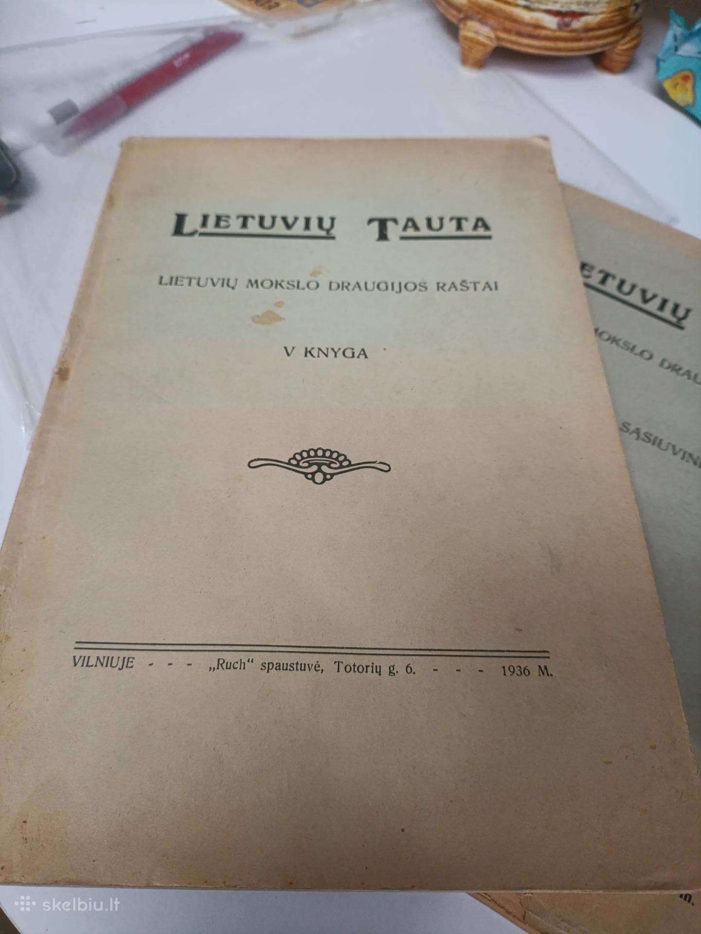 Lietuvių tauta V knyga 1936m