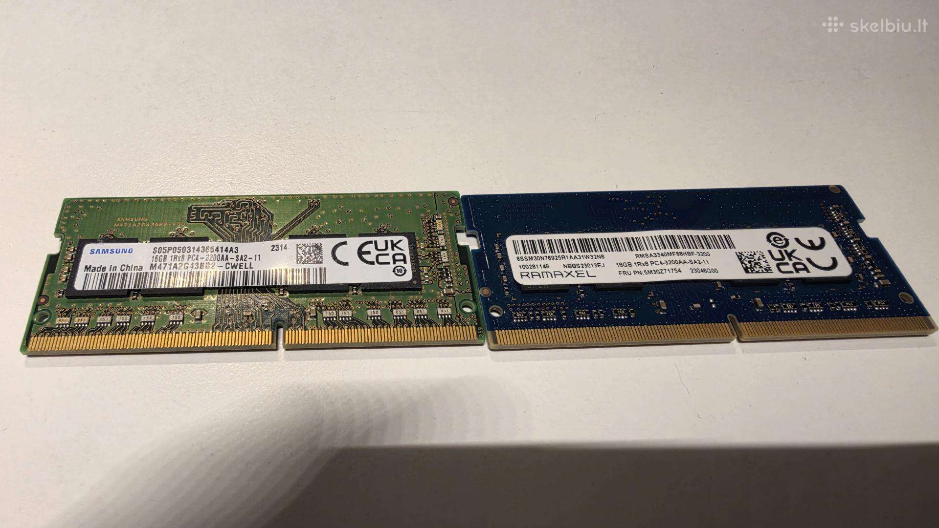 2x16gb Ddr4 3200mhz Sodimm RAM laptopui