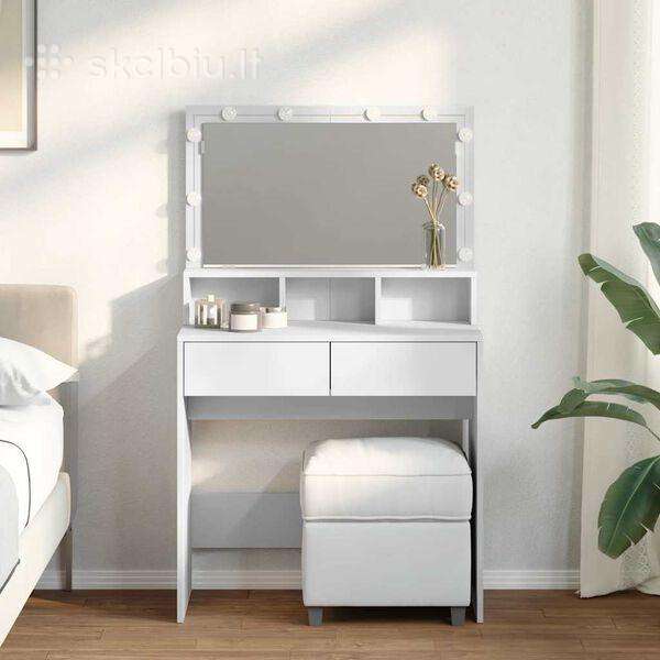 Kosmetinis staliukas su LED vidaxl(848185)