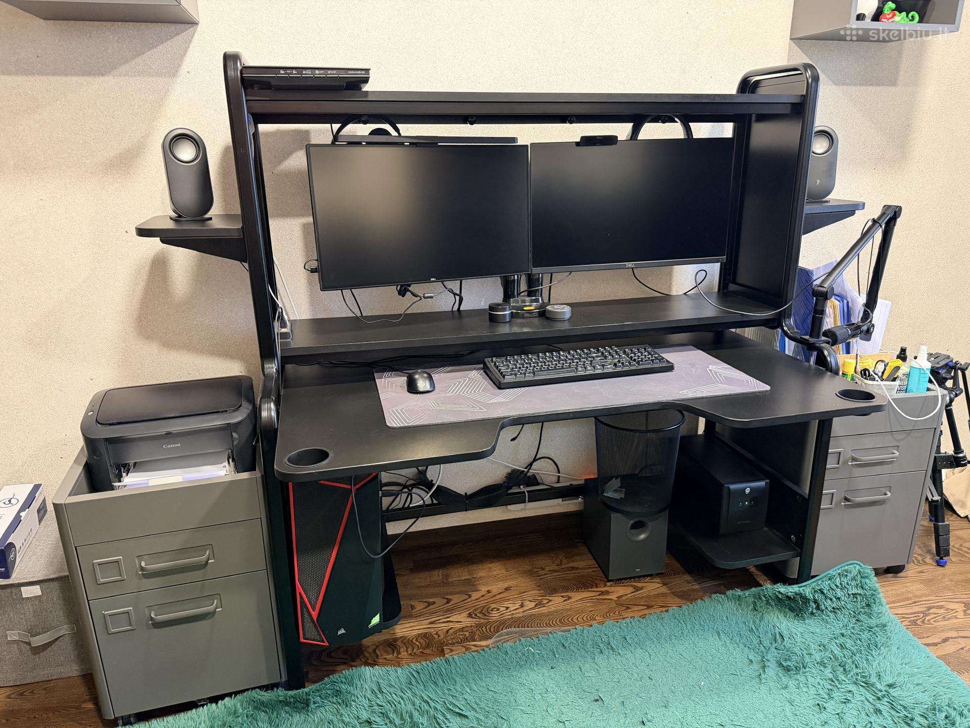 Pilna darbo / žaidimų vieta: Am5 Pc (Rtx 4060 Ti,