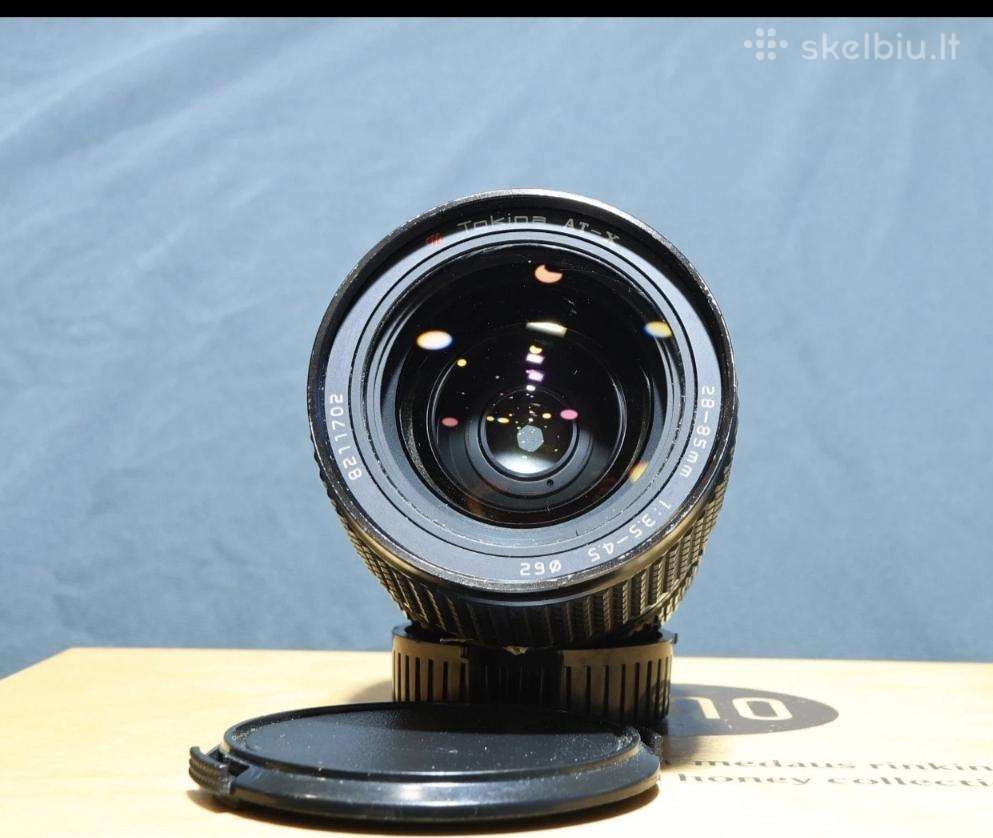 Tokina At-x 28-85mm f/3.5-4.5, skirtas Minolta Md