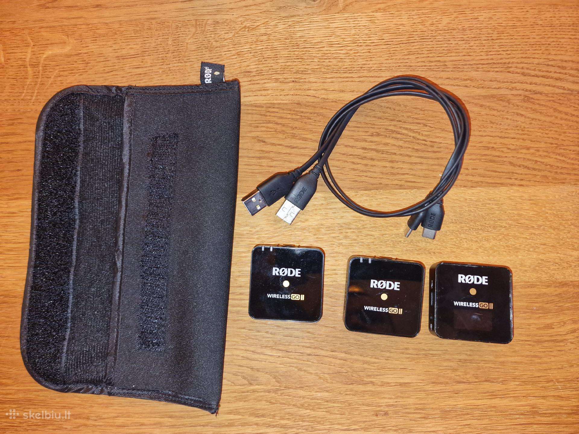 Rode Wireless Go II – 2 siųstuvai + imtuvas