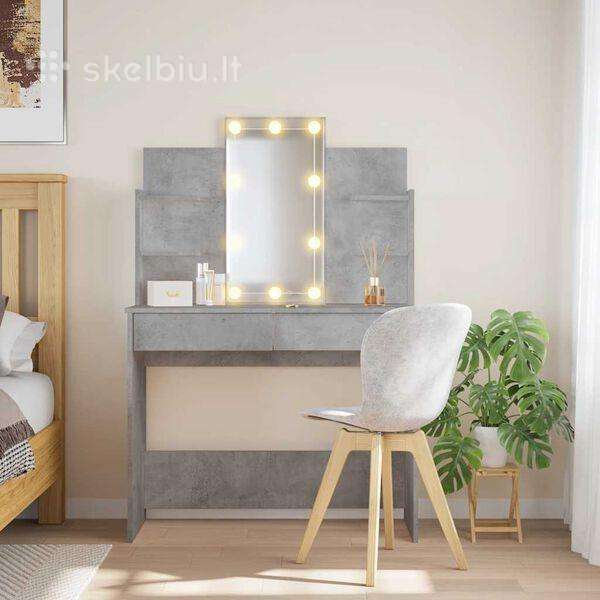 Kosmetinis staliukas su LED vidaxl(837895)