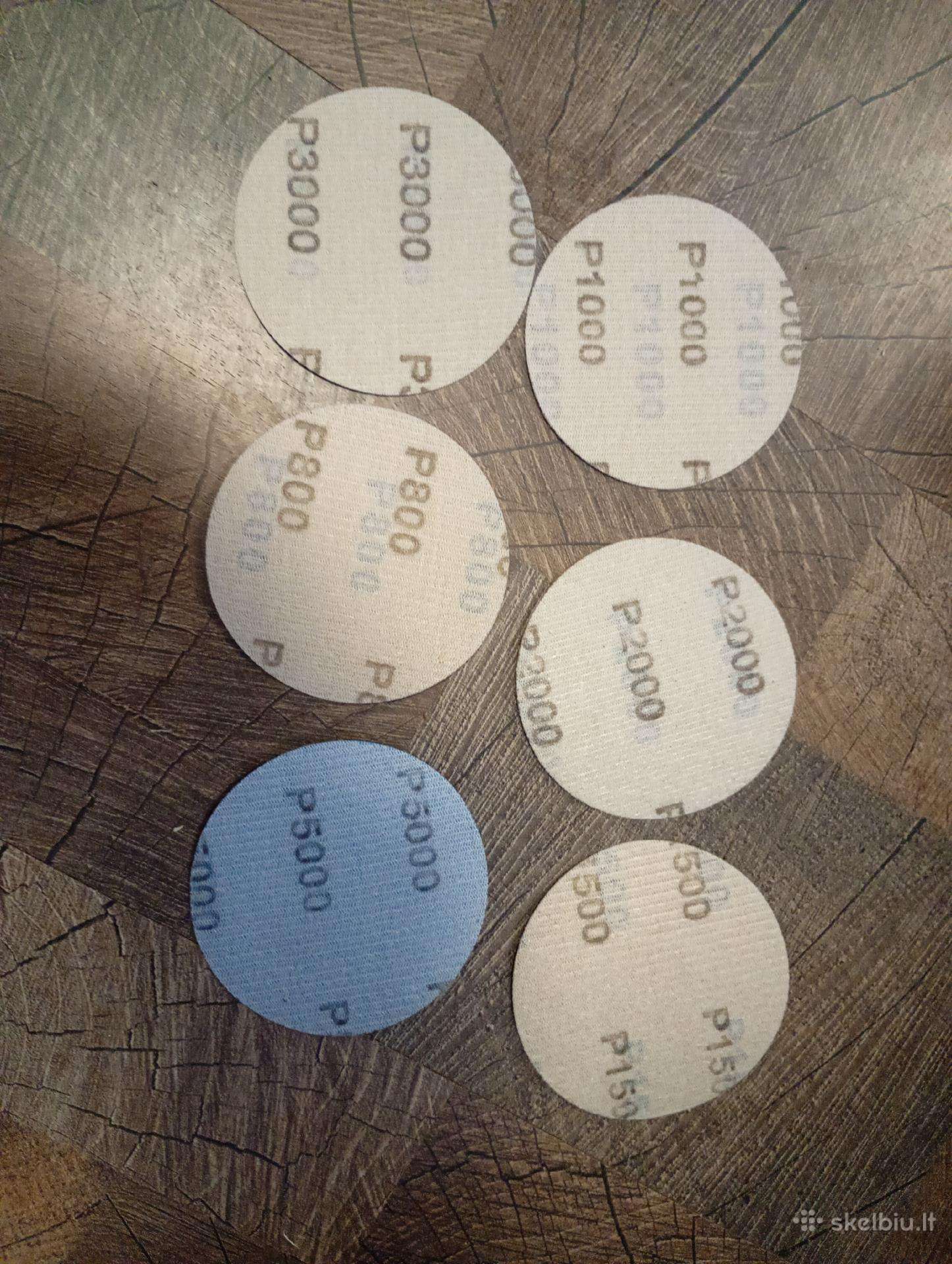 Šveitimo diskeliai 75mm P3000, P2000, P1000 - P60