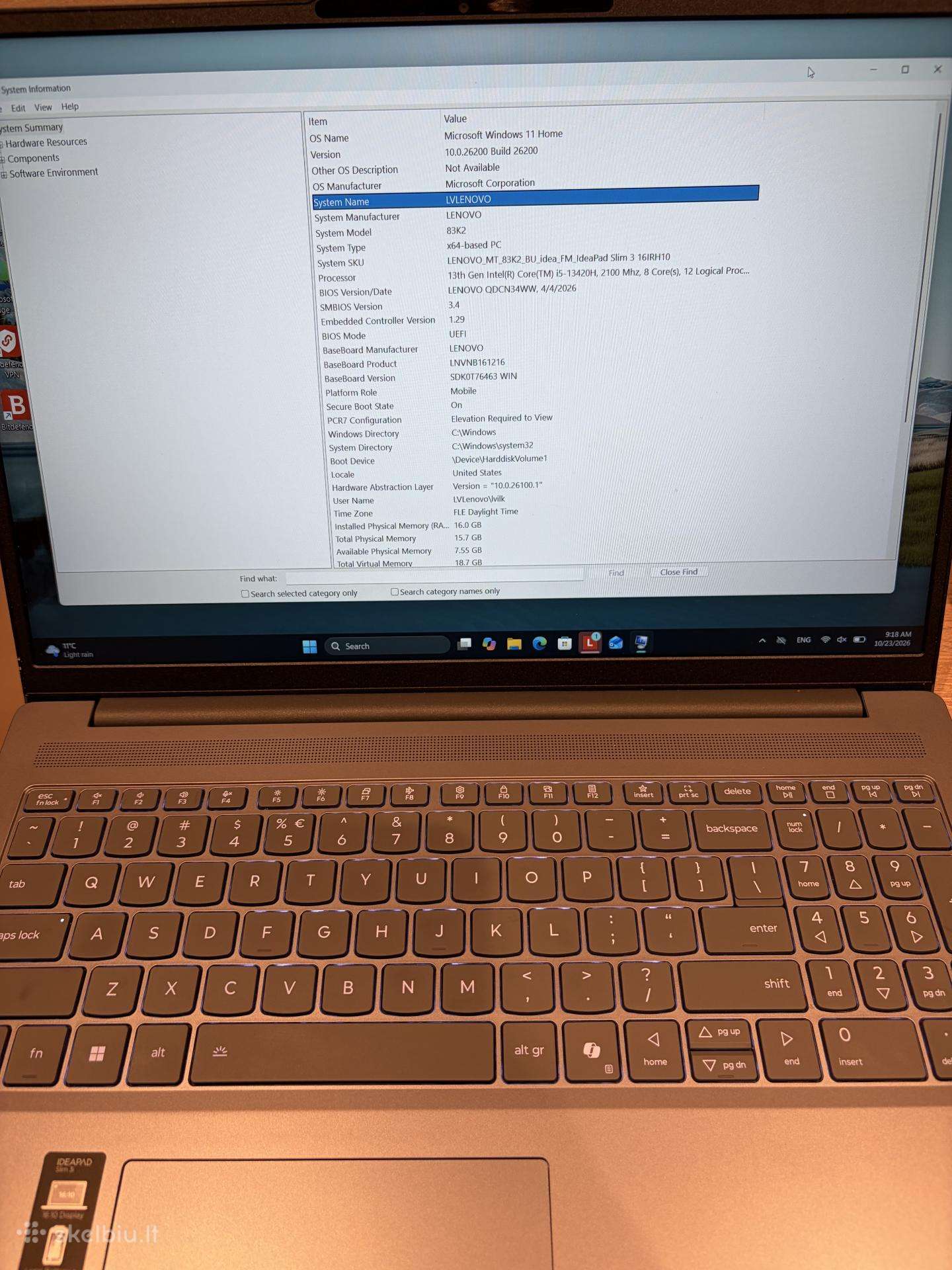 Lenovo ideapad 3