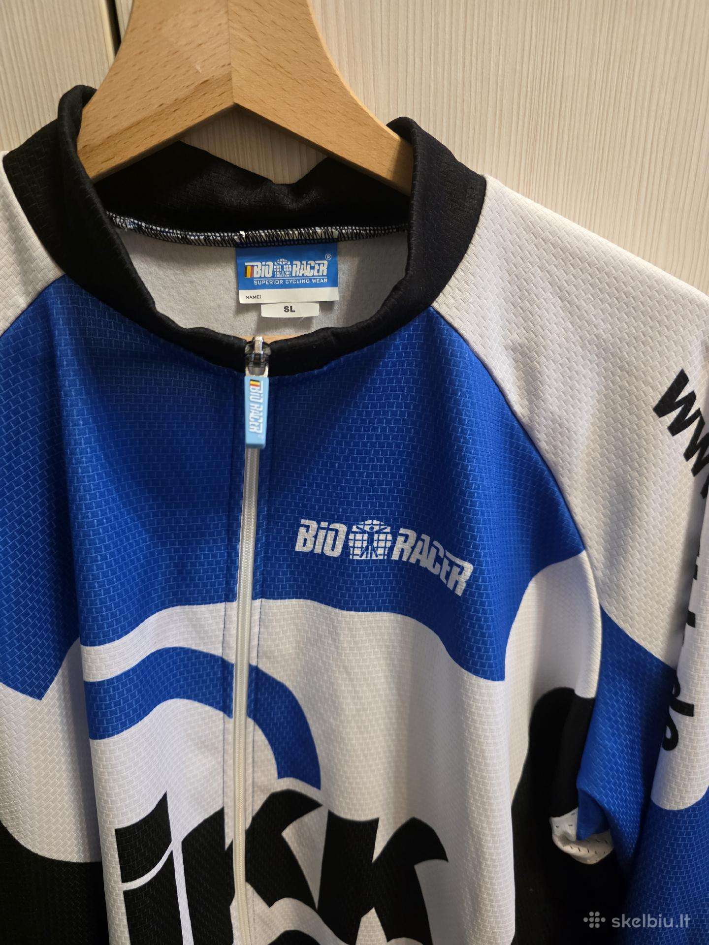 Dviratininko bliuzonas pašiltintas Bioracer, XL