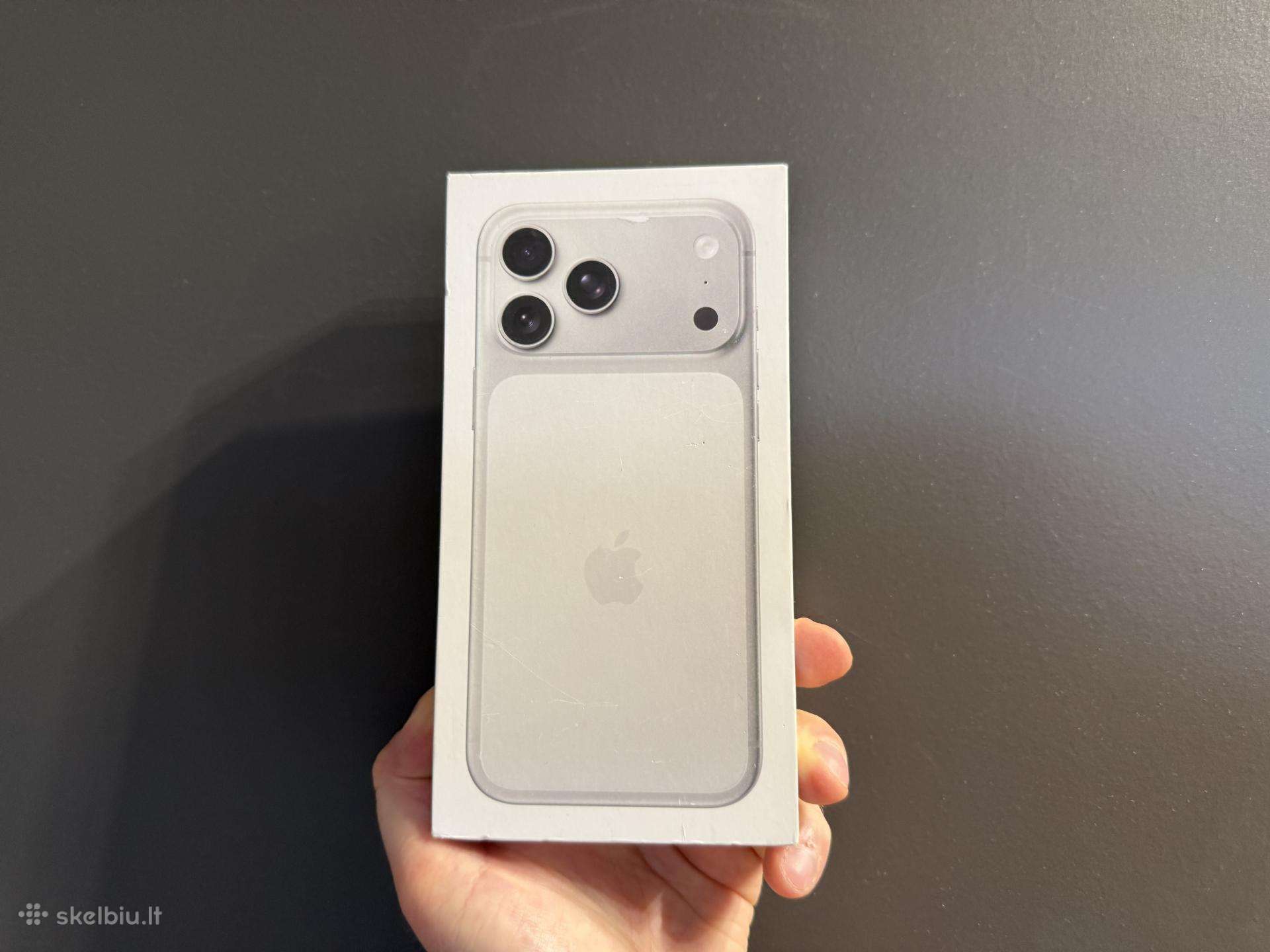 Naujas iPhone 17 Pro Max 512gb Silver
