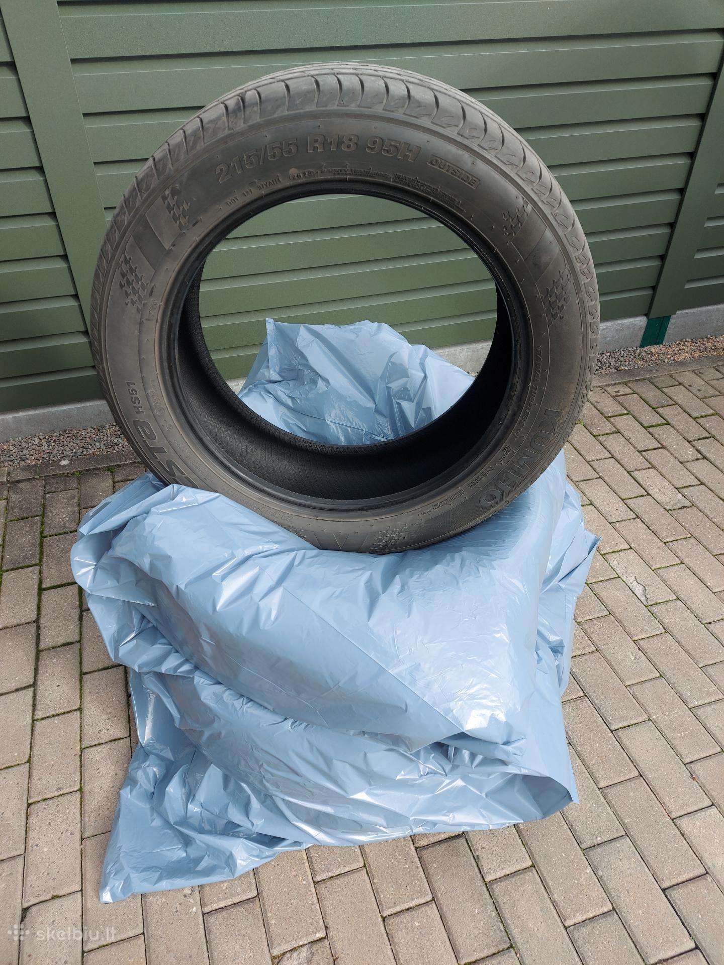 Vasarinės Kumho 215/55 R18 padangos 4 vnt.