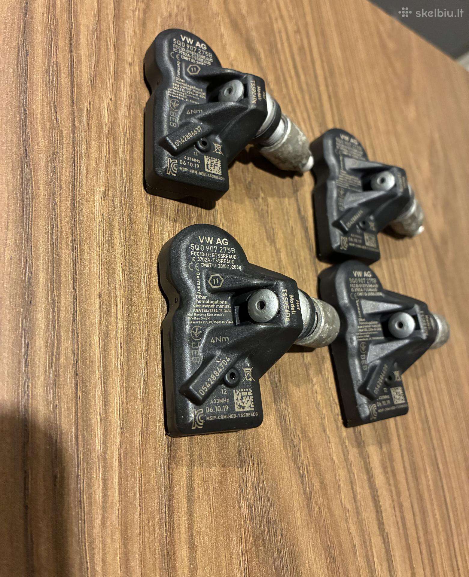 Tpms padangu slegio davikliai originalus oem VW ag