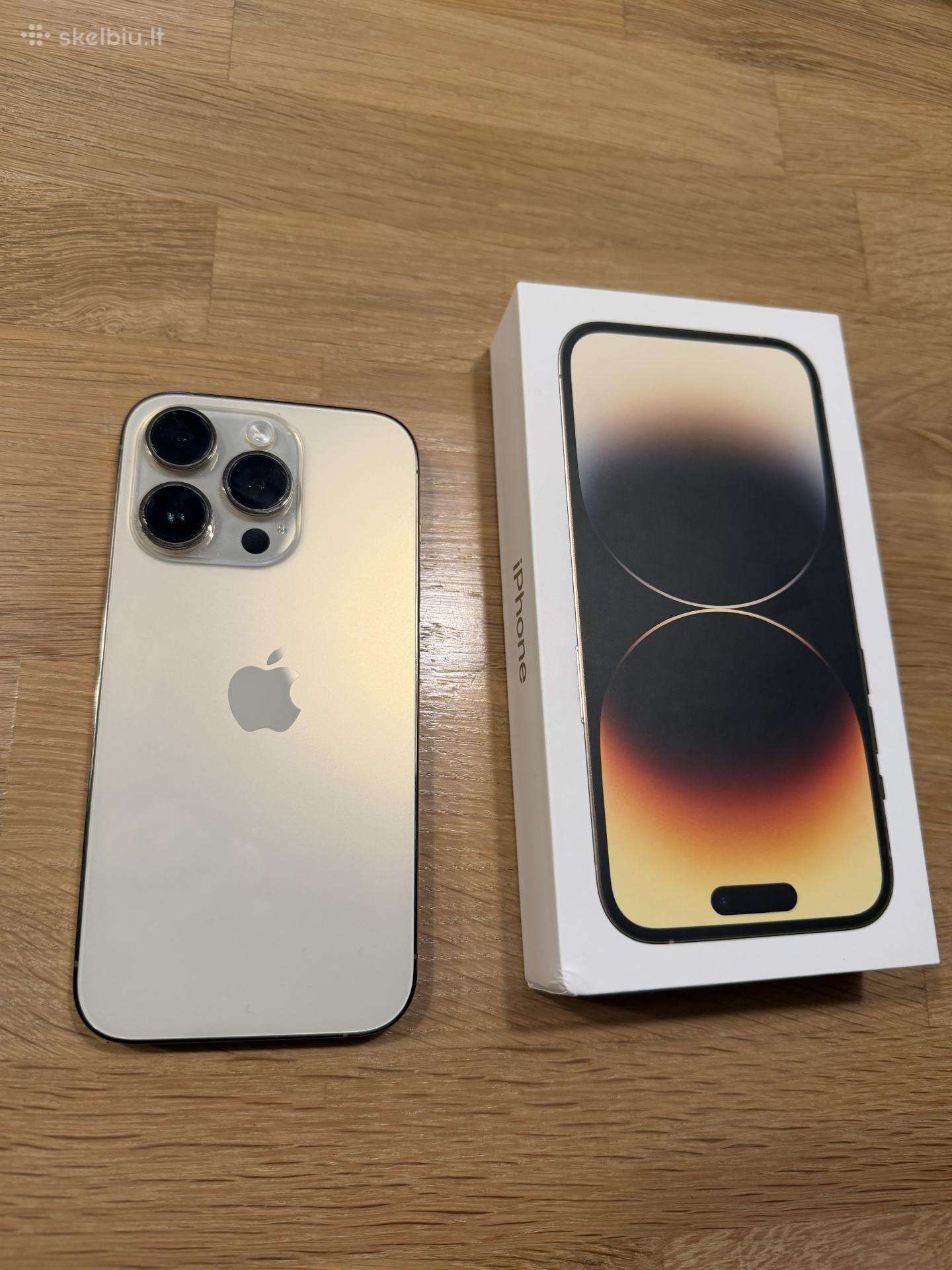 Iphone14 Pro 128 GB - puiki būklė su komplektaci