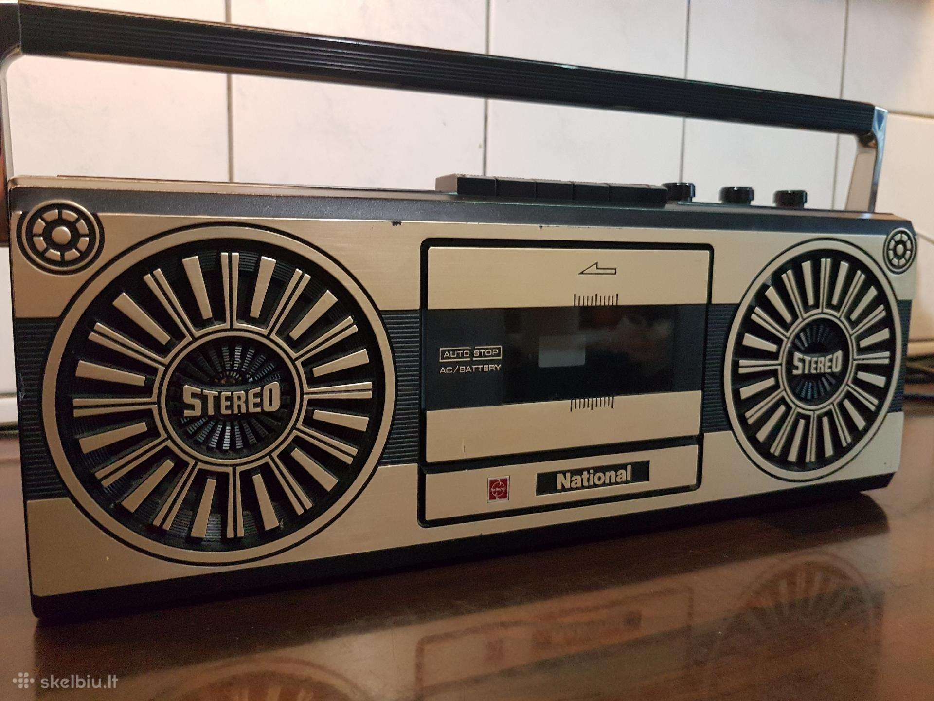 National Panasonic rq 2165 1980 m magnetofonas