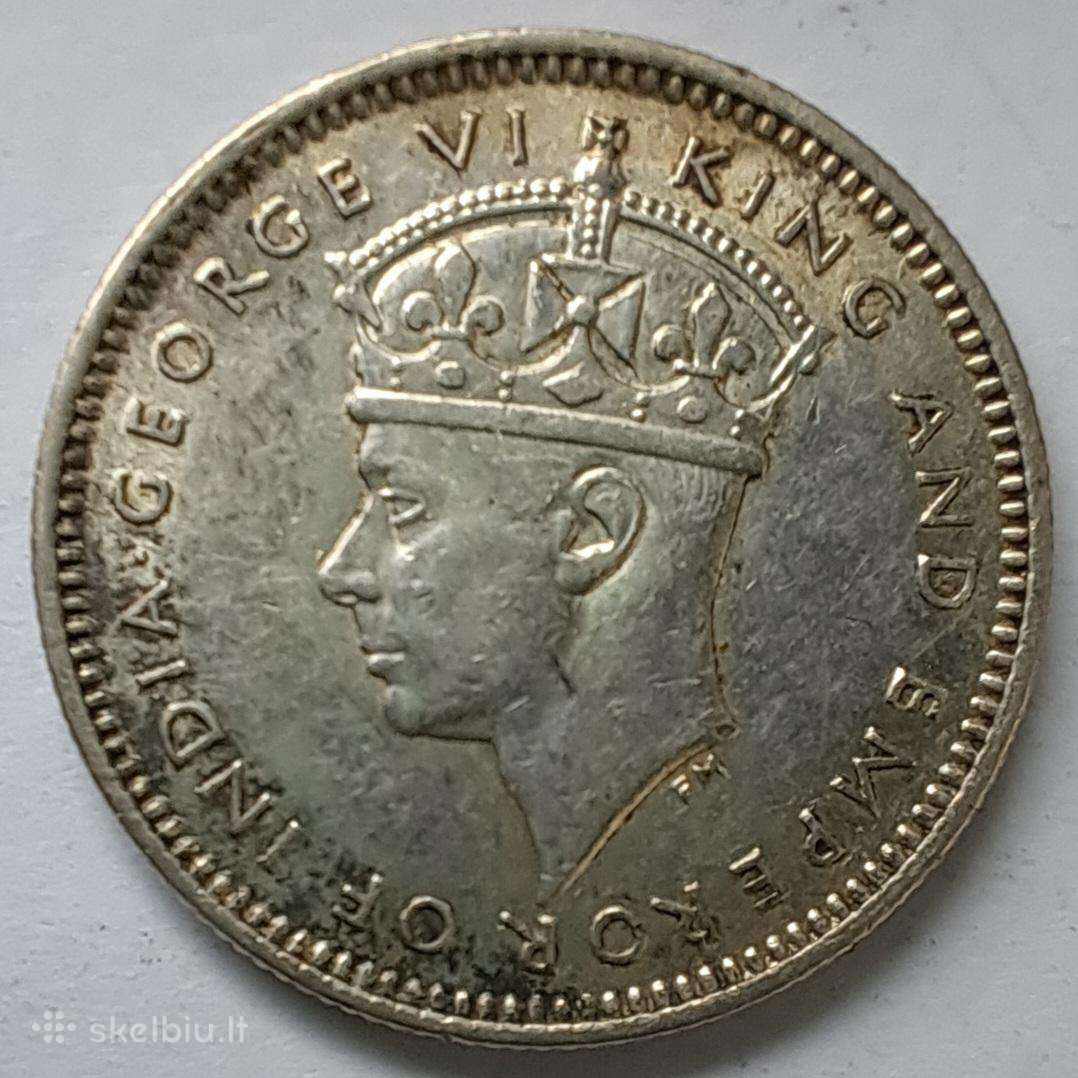 1939 Britų Malaja 10 centų