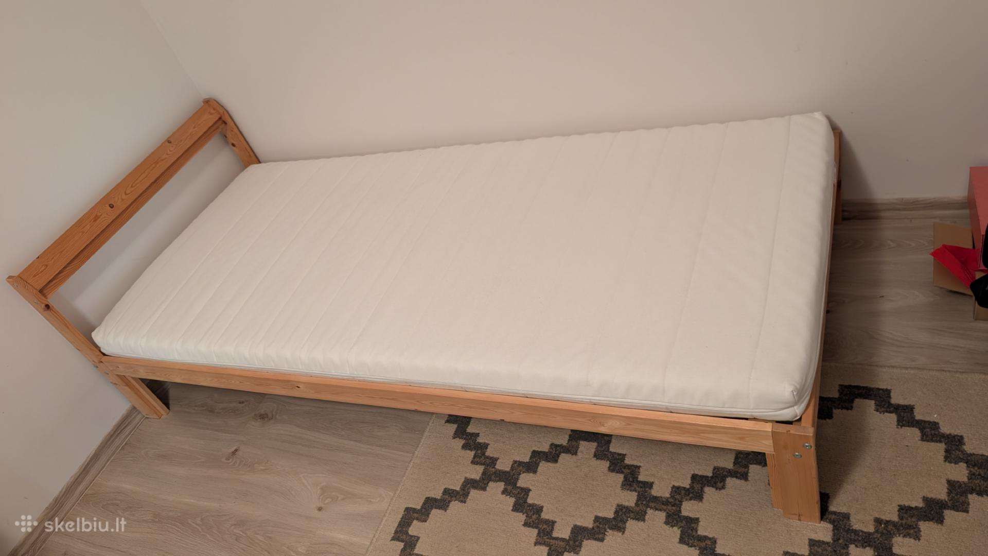 Ikea lova su čiužiniu 90x200