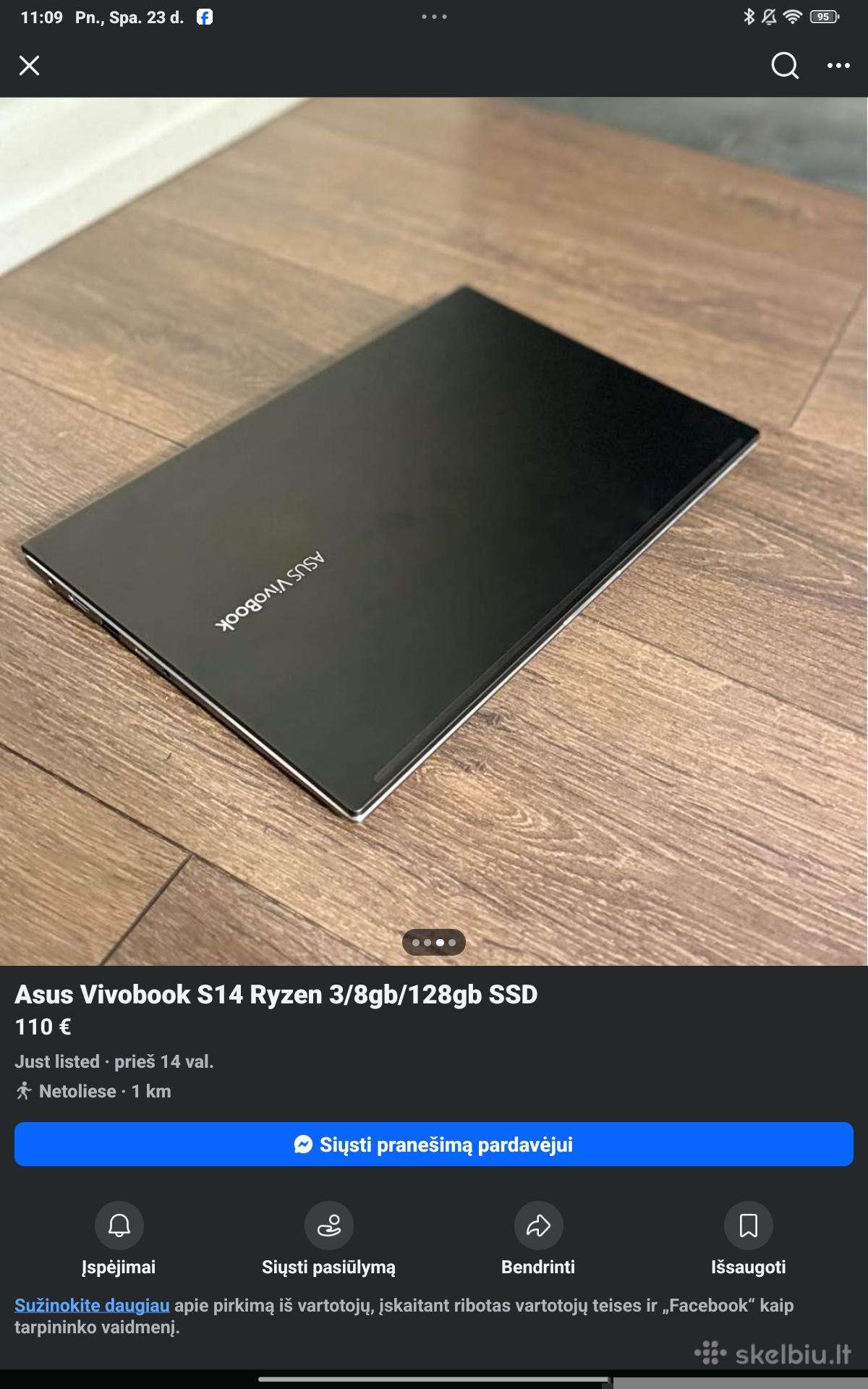 Pirksiu Nesiojama Kompiuteri 8 Gram