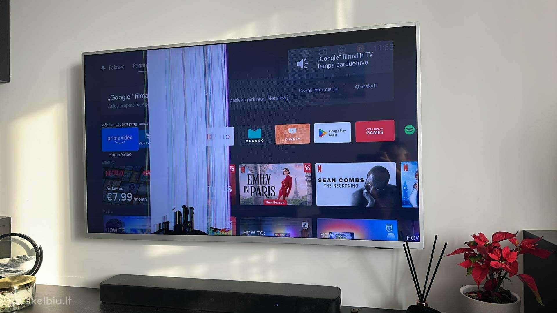 Televizorius Philips 50 dužęs ekranas