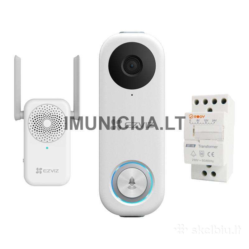 Ezviz Db1c Wi-fi vaizdo durų skambutis su transfor