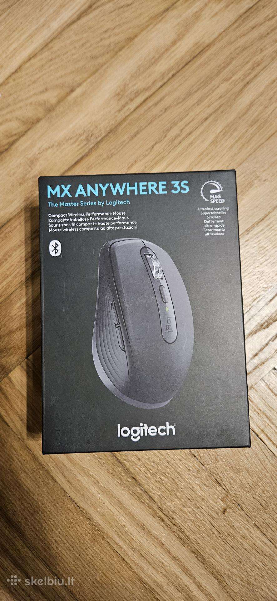 Logitech Mx Anywhere 3s 910-006929 pelė juoda