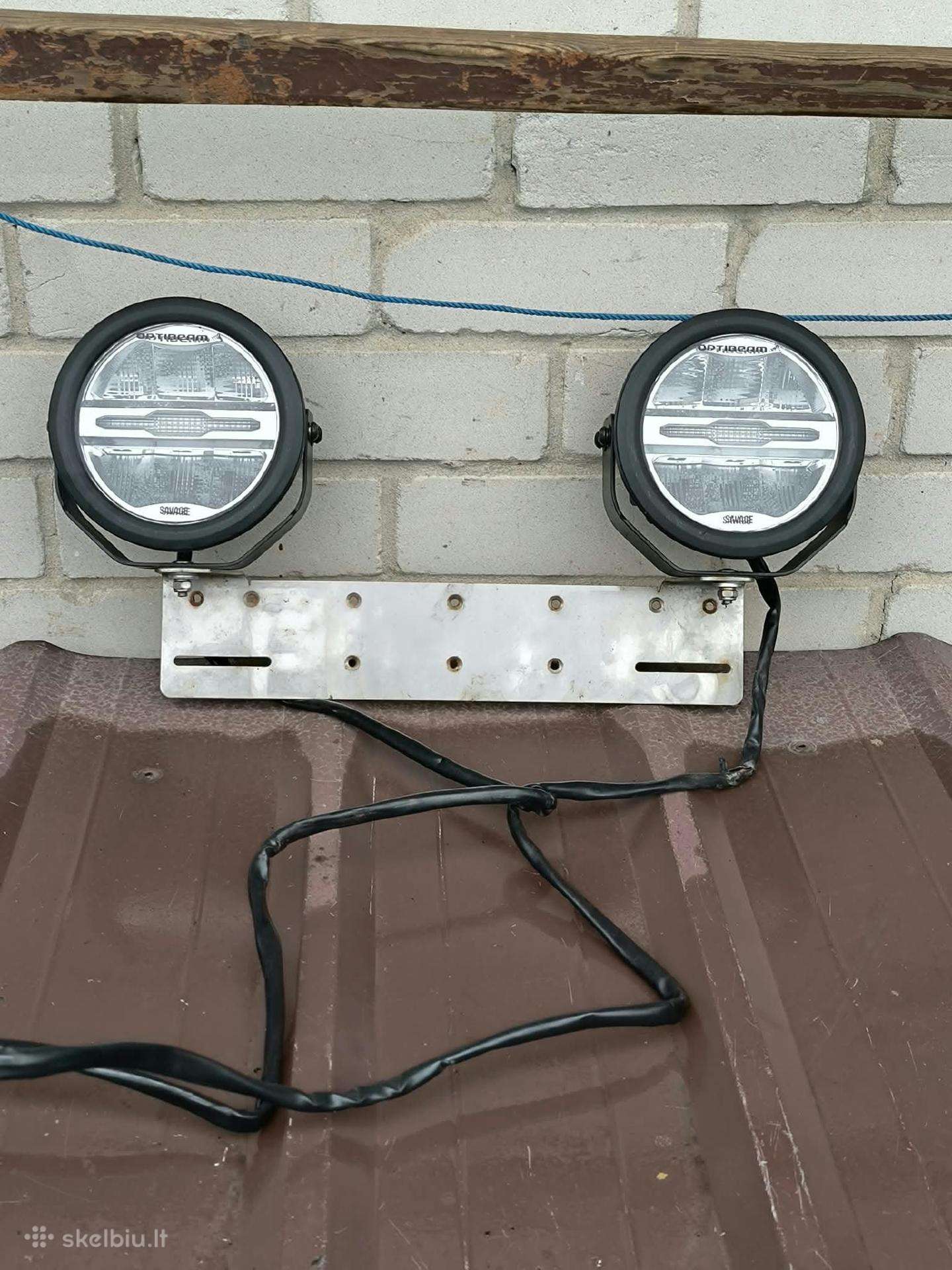LED tolimųjų šviesų žibintai Optibeam Savage 7