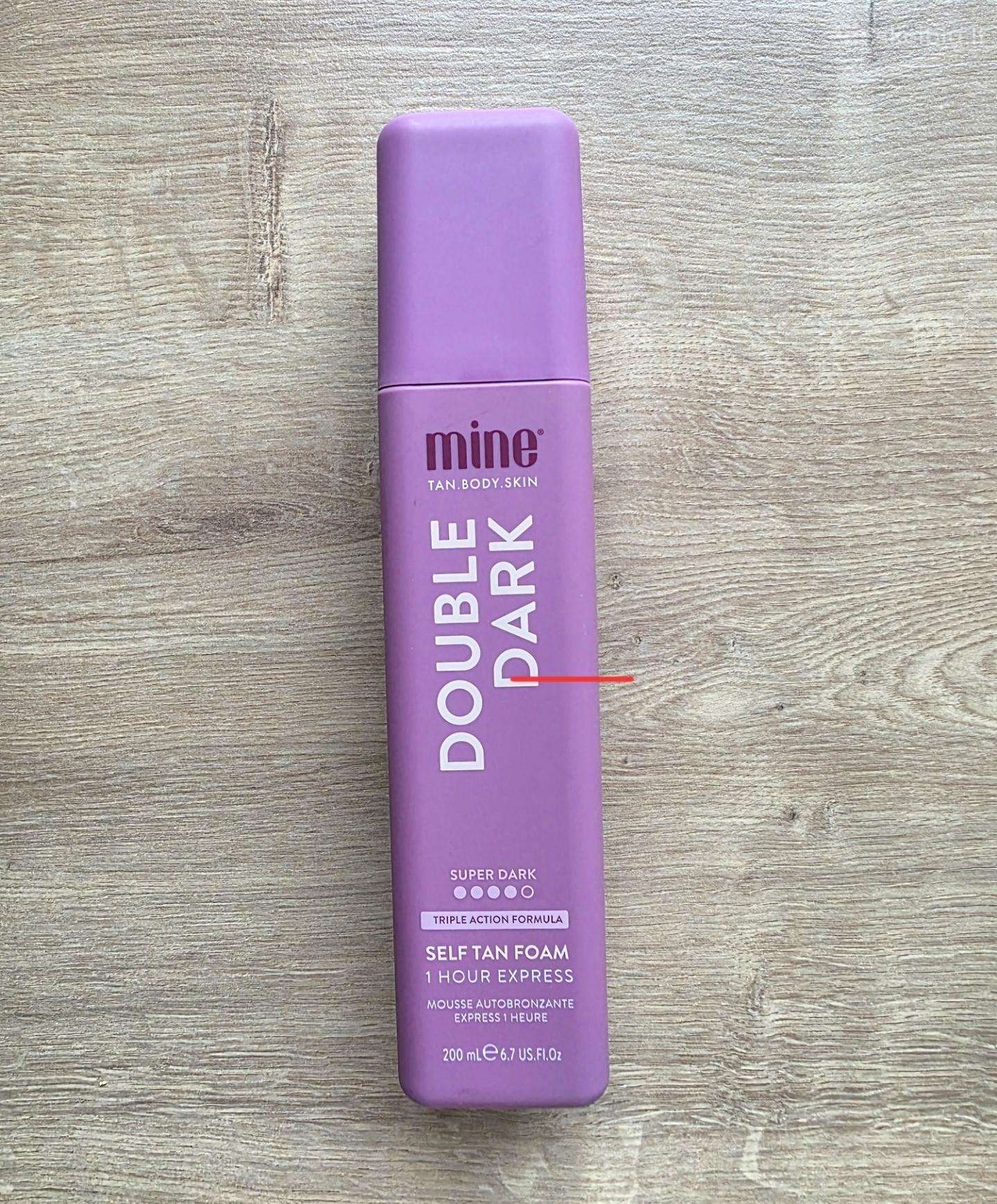 Minetan savaiminio įdegio putos