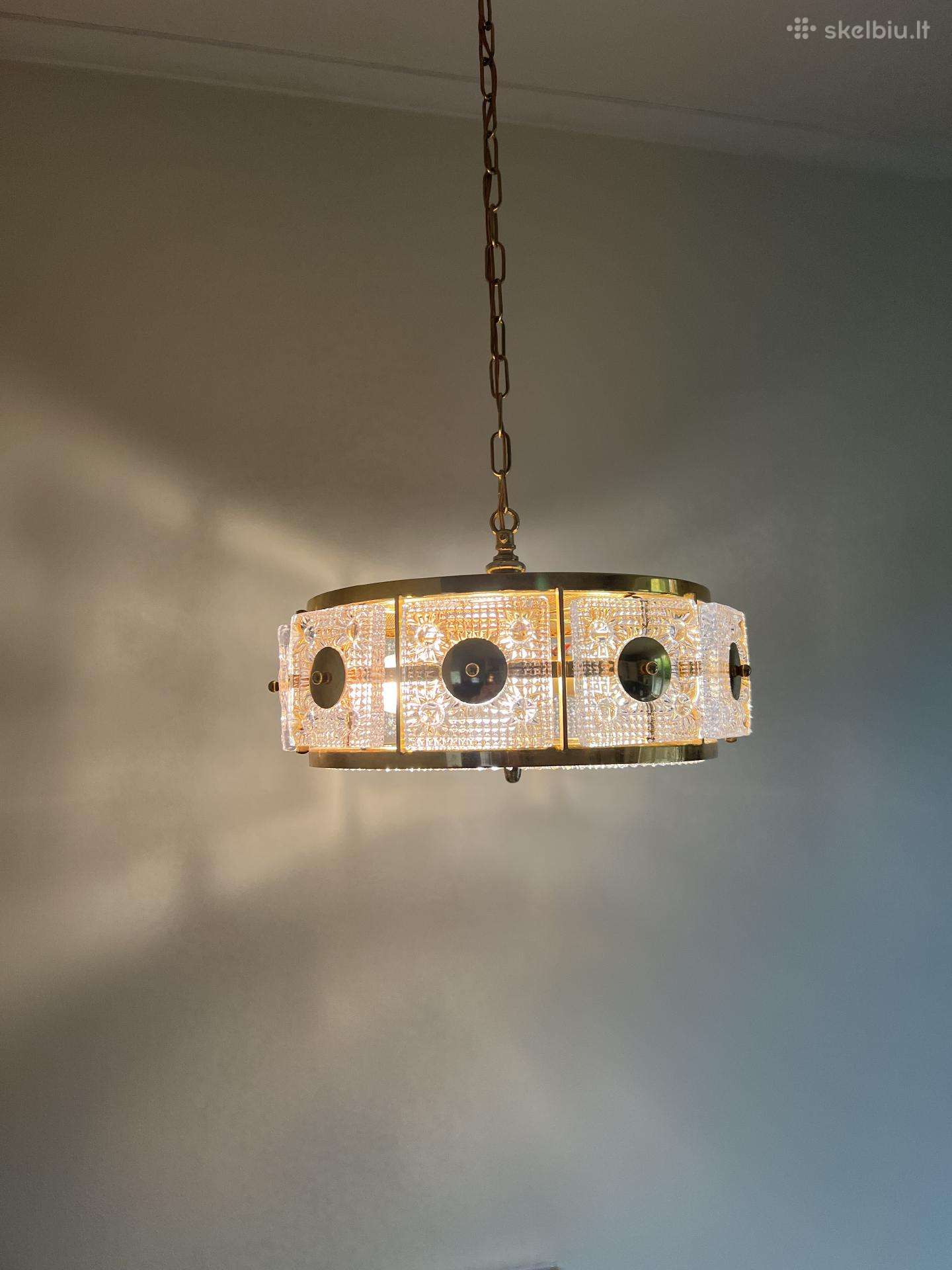 Mid-century pakabinamas šviestuvas