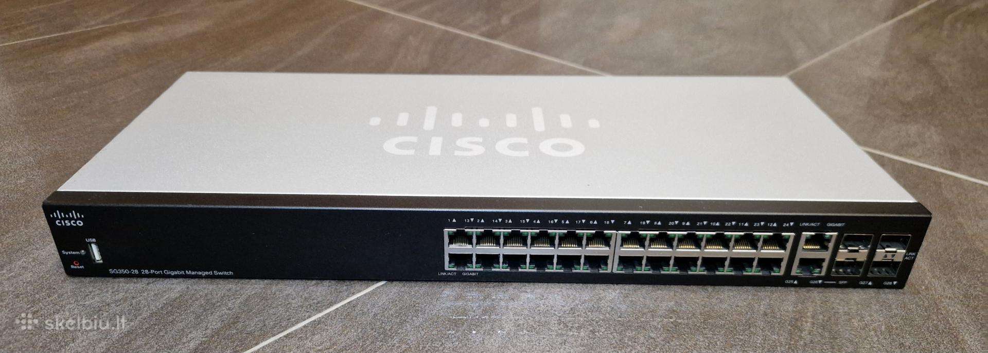 Cisco Sg350-28-k9 28-port Switch