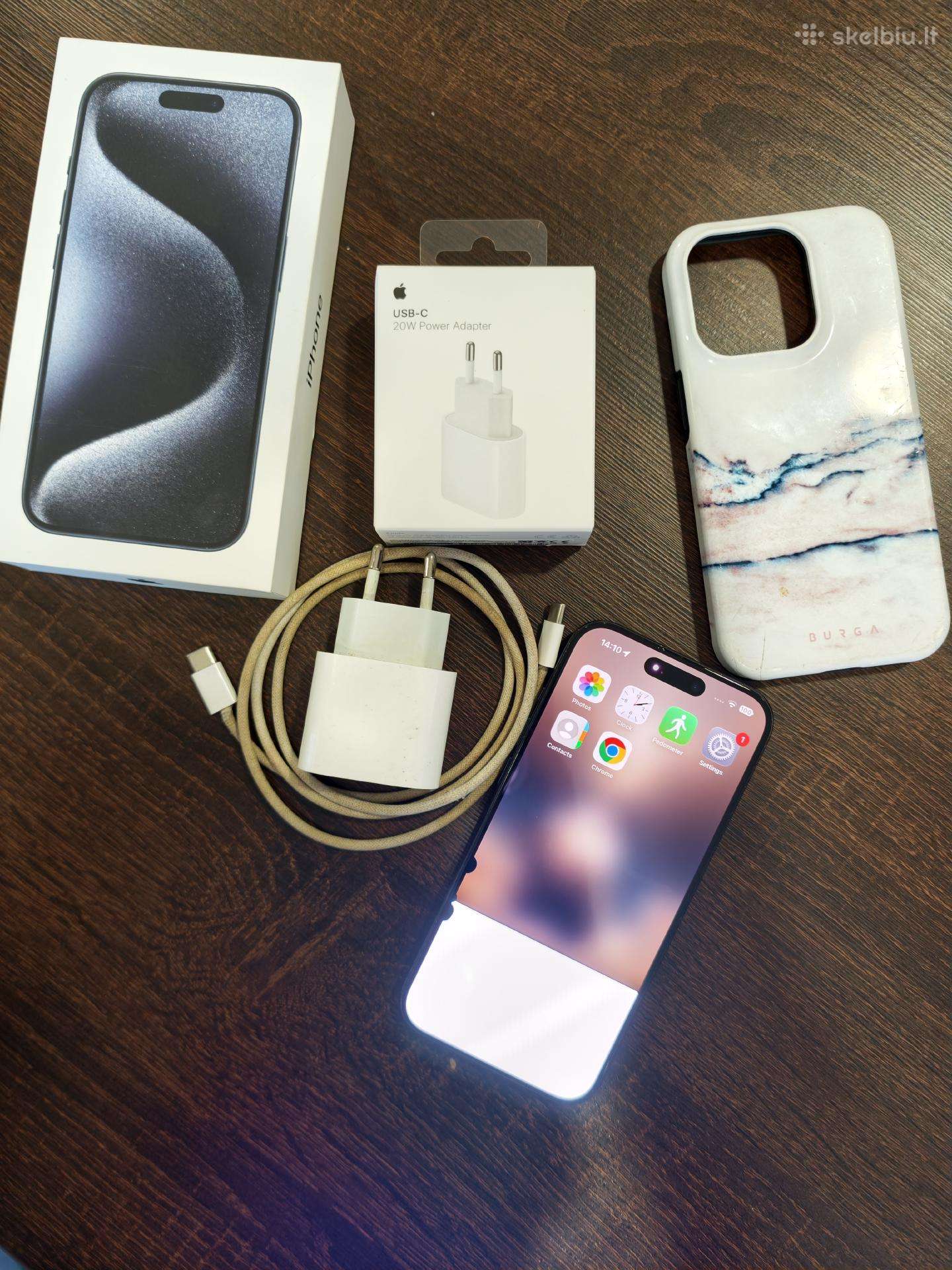 iPhone 15 pro 256gb 87% baterija