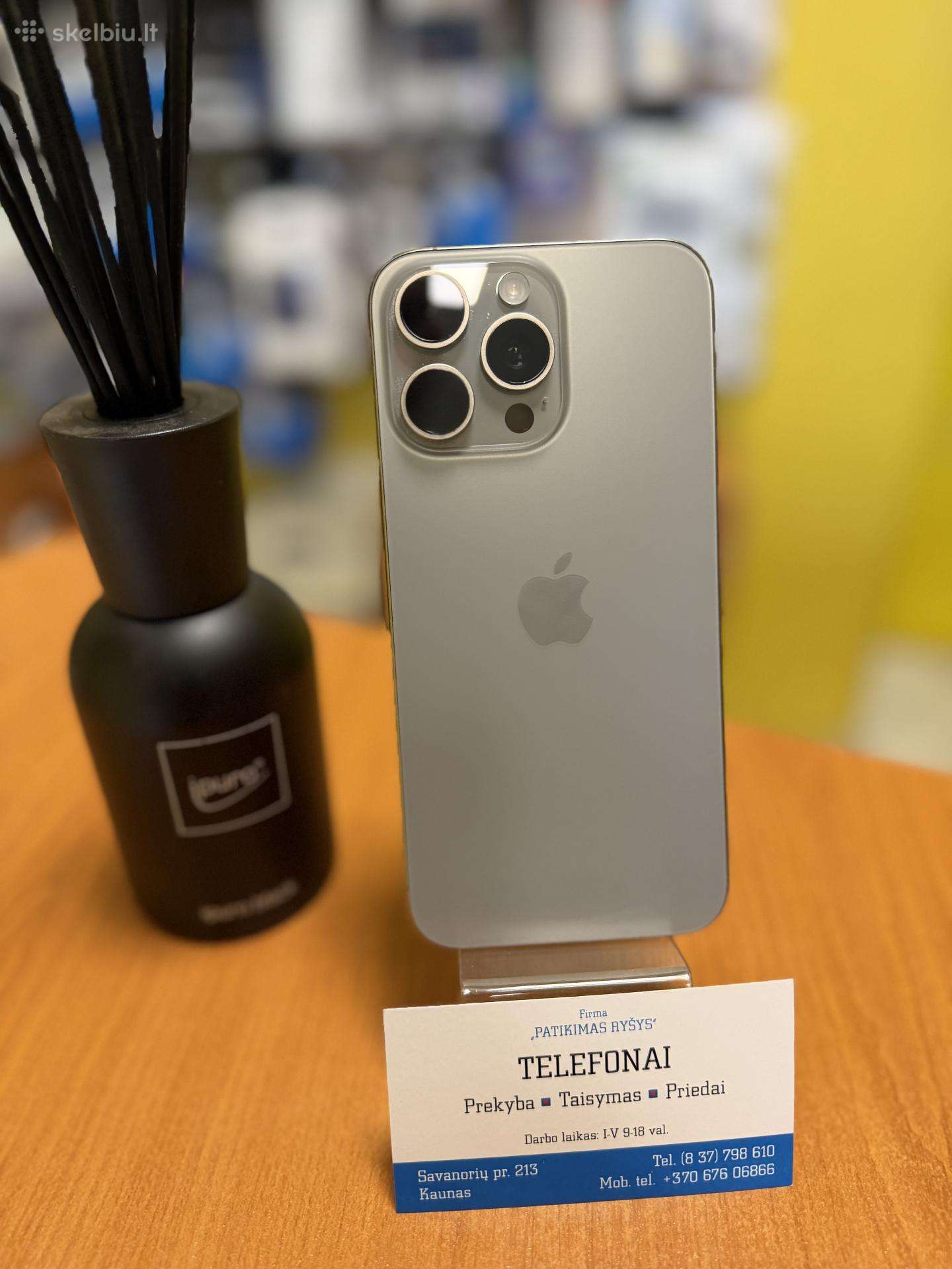 iPhone 15promax 512gb Nautural Titan Su Garantija