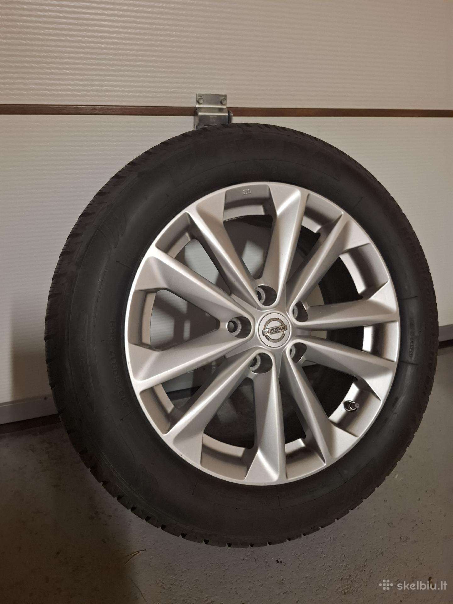 Nissan qashqai R17 ratai su žieminėmis padangomis