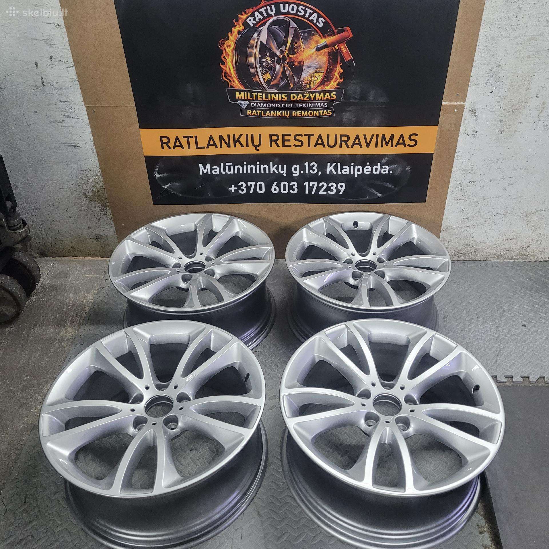 Miltelinis dažymas, ratu restauravimas diamond cut
