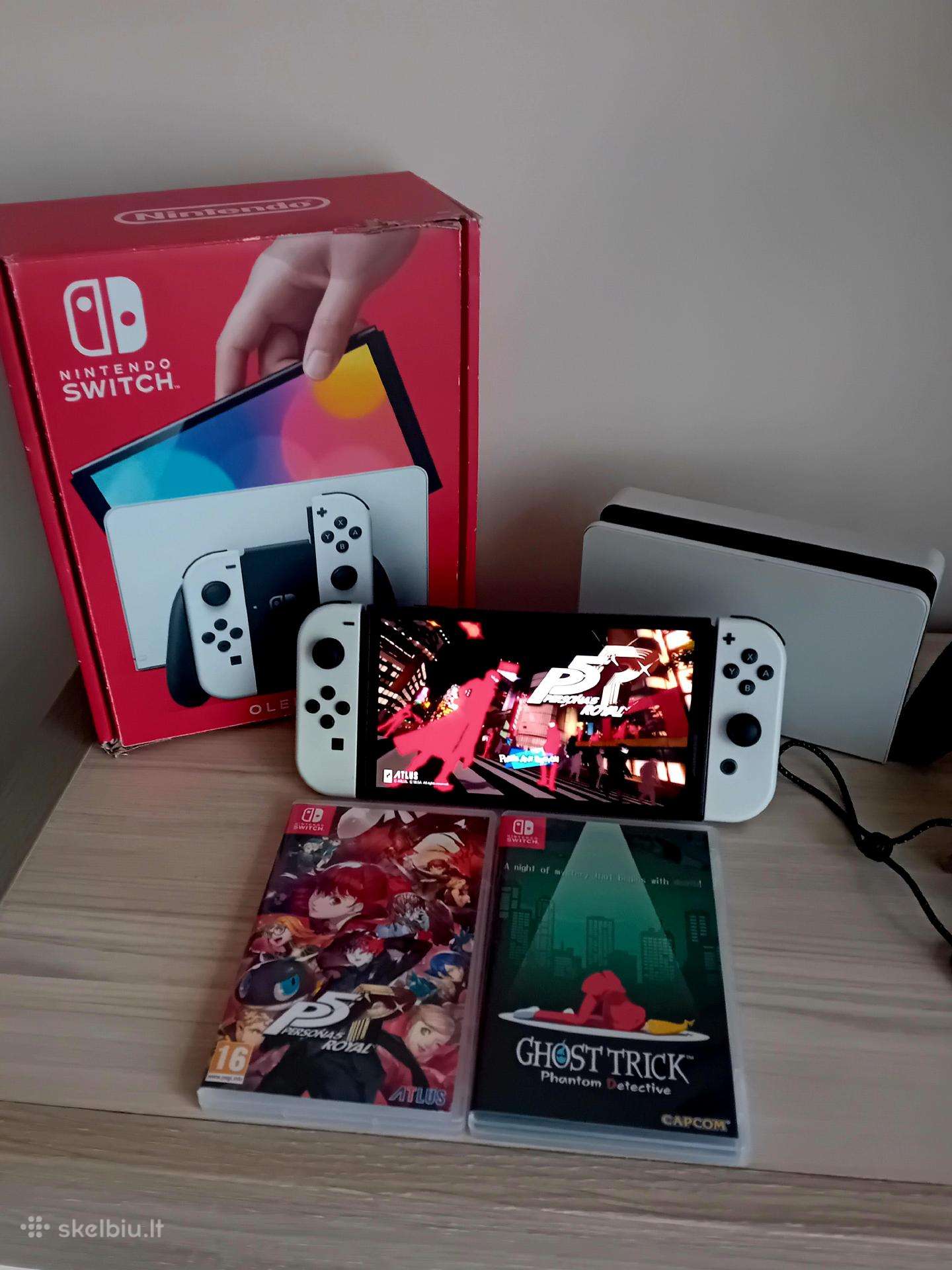 Switch oled su žaidimais