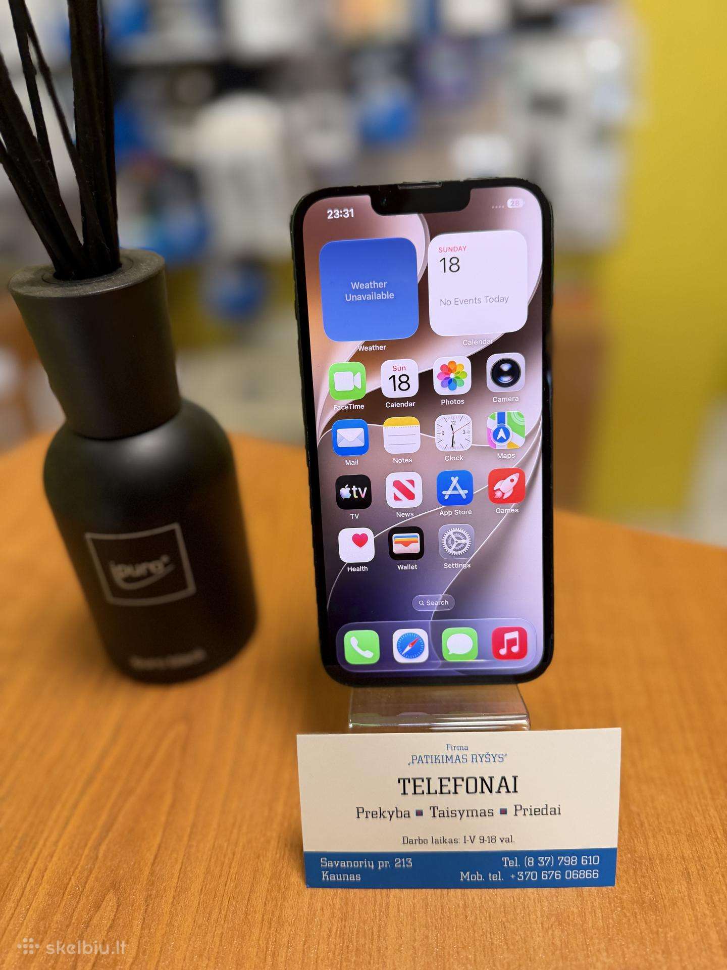 iPhone 13mini Black 128gb Su Garantija