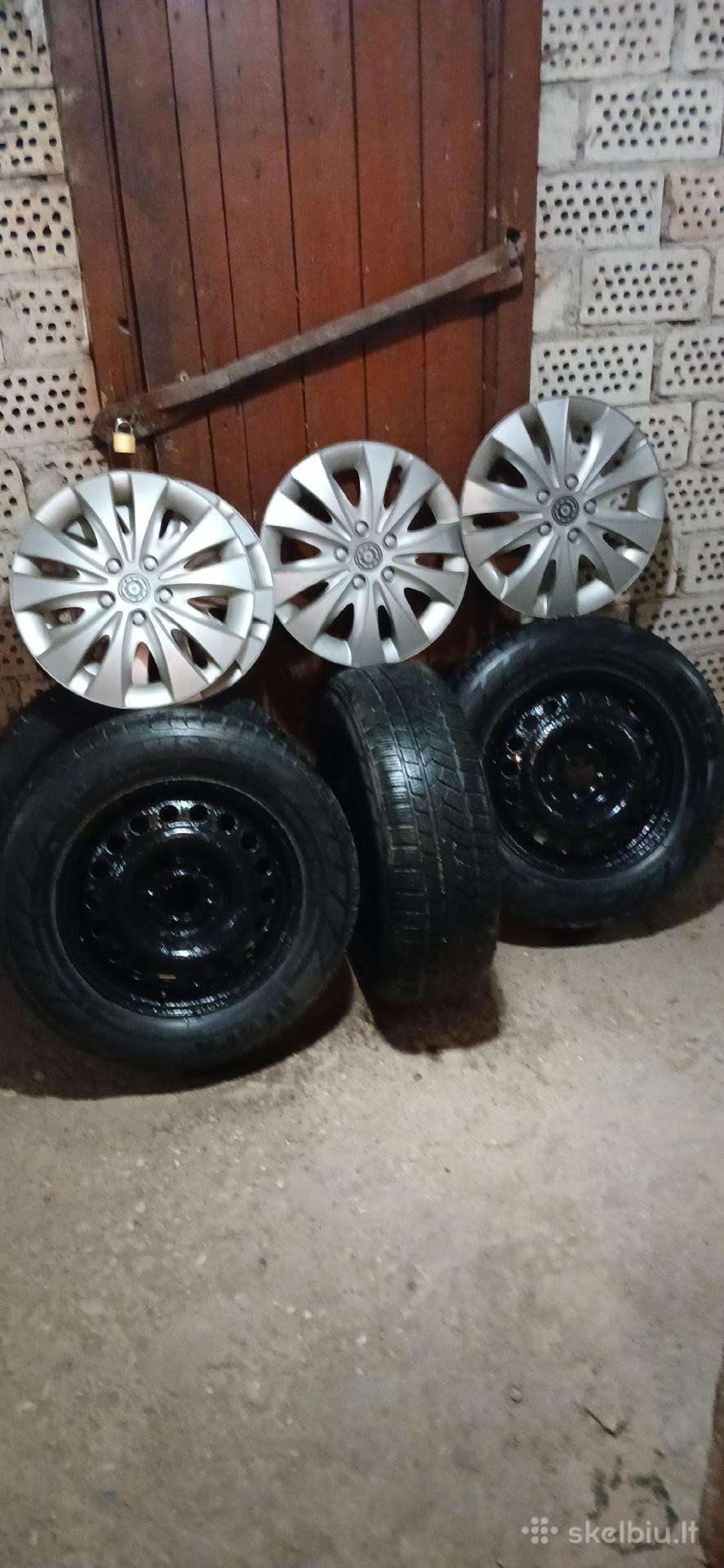 M+s padangos su ratlankiais,195/65 r15,