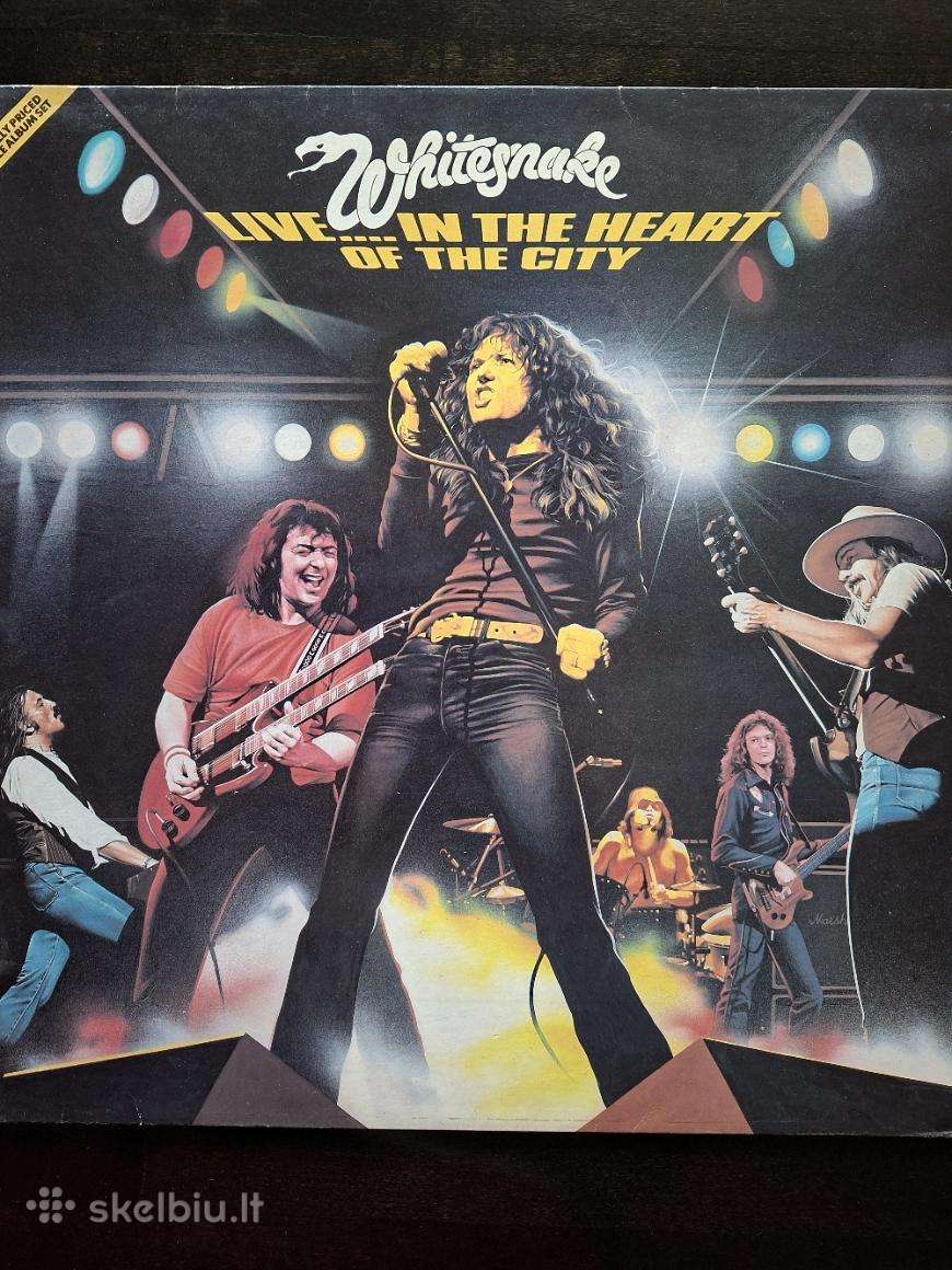 Whitesnake 1980 "Live In The Heart Of The City"2lp