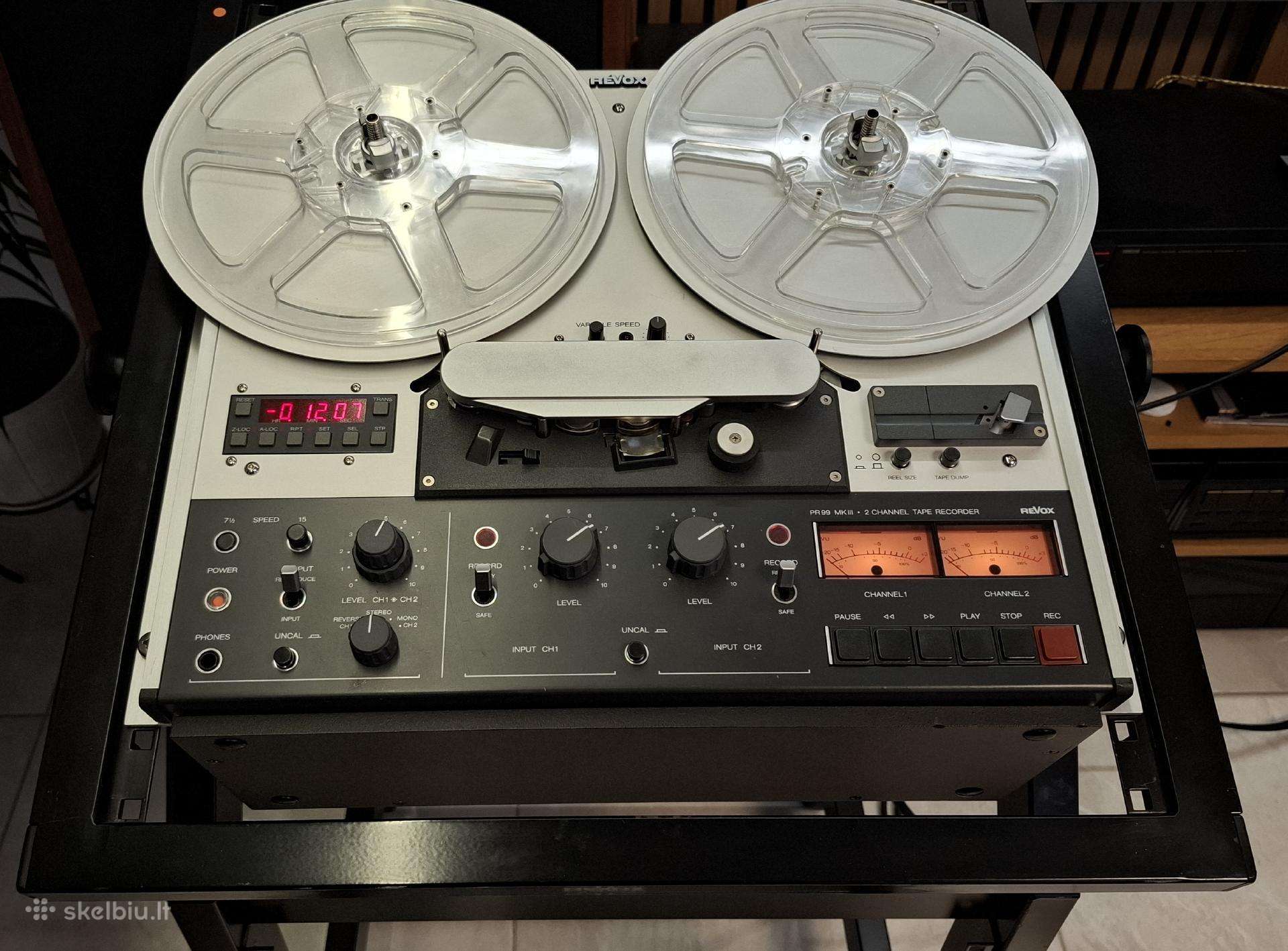 Magnetofonas evox Pr99 MkIII (High Speed, 2-track)