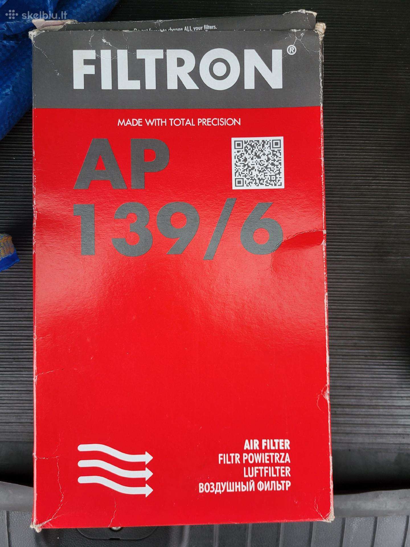 Oro filtras Filtron Ap 139/6 – VW, Audi, Škoda