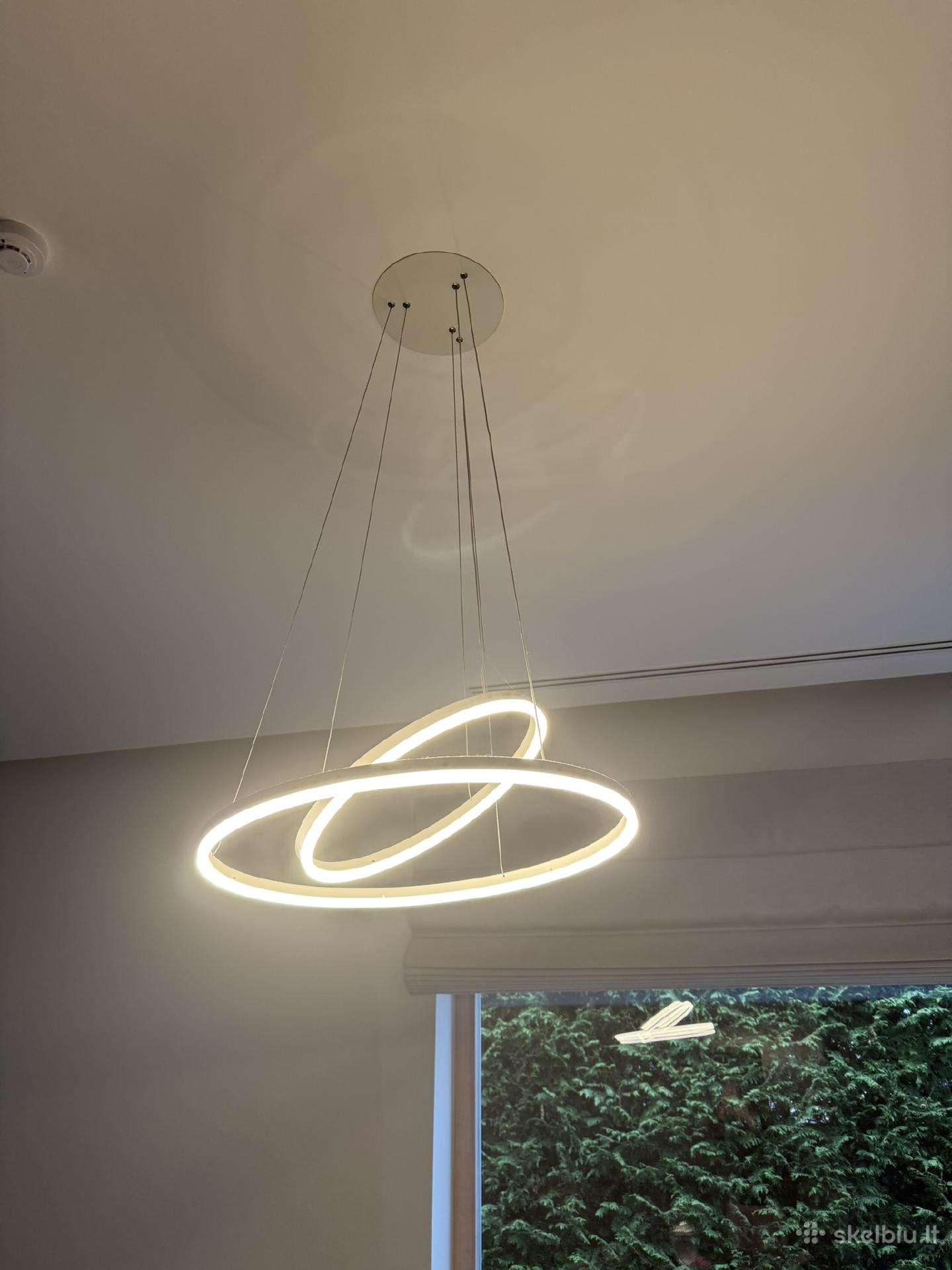 Pakabinamas LED šviestuvas, dviejų žiedų