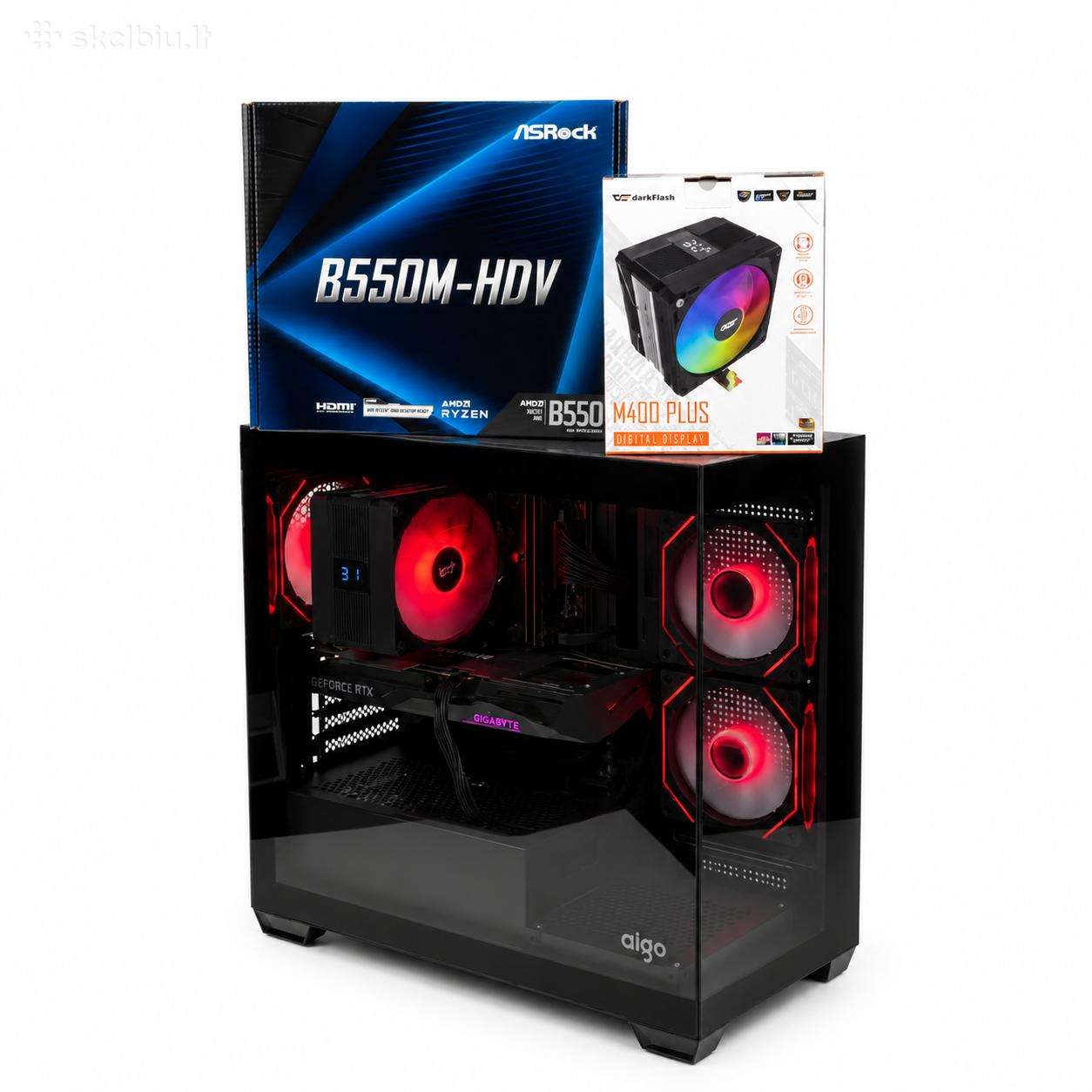 Stacionarus Žaidimų Kompiuteris Rtx 3060ti Ryzen 5
