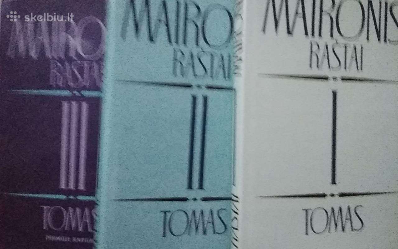 Maironis Raštai (3 tomai)
