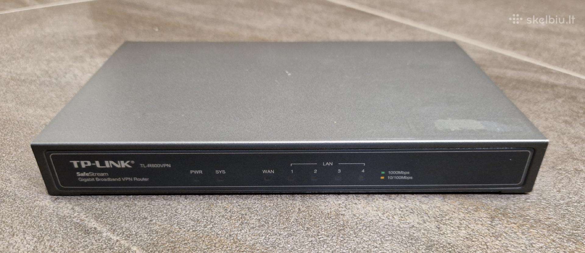 Router (maršrutizatorius) Tp-link Tl-r600vpn