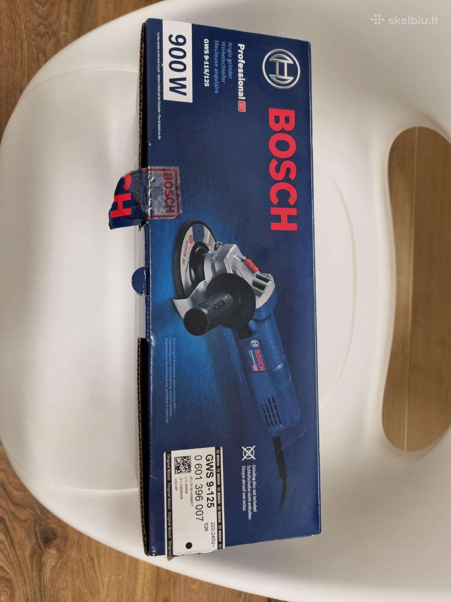 Kampinis šlifoklis Bosch Gws 9-125