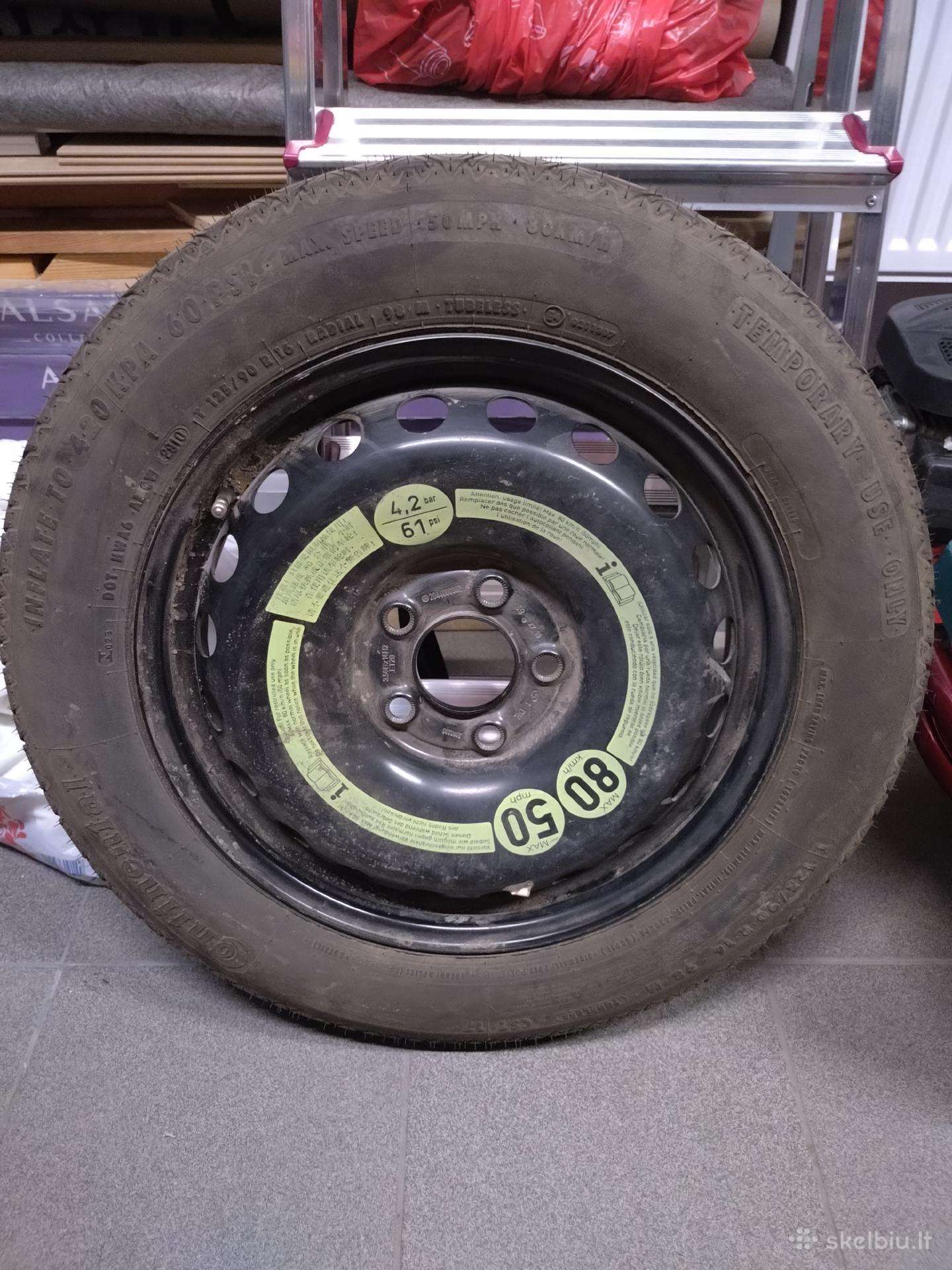 Atsarginis ratas tabletė R16 5x112
