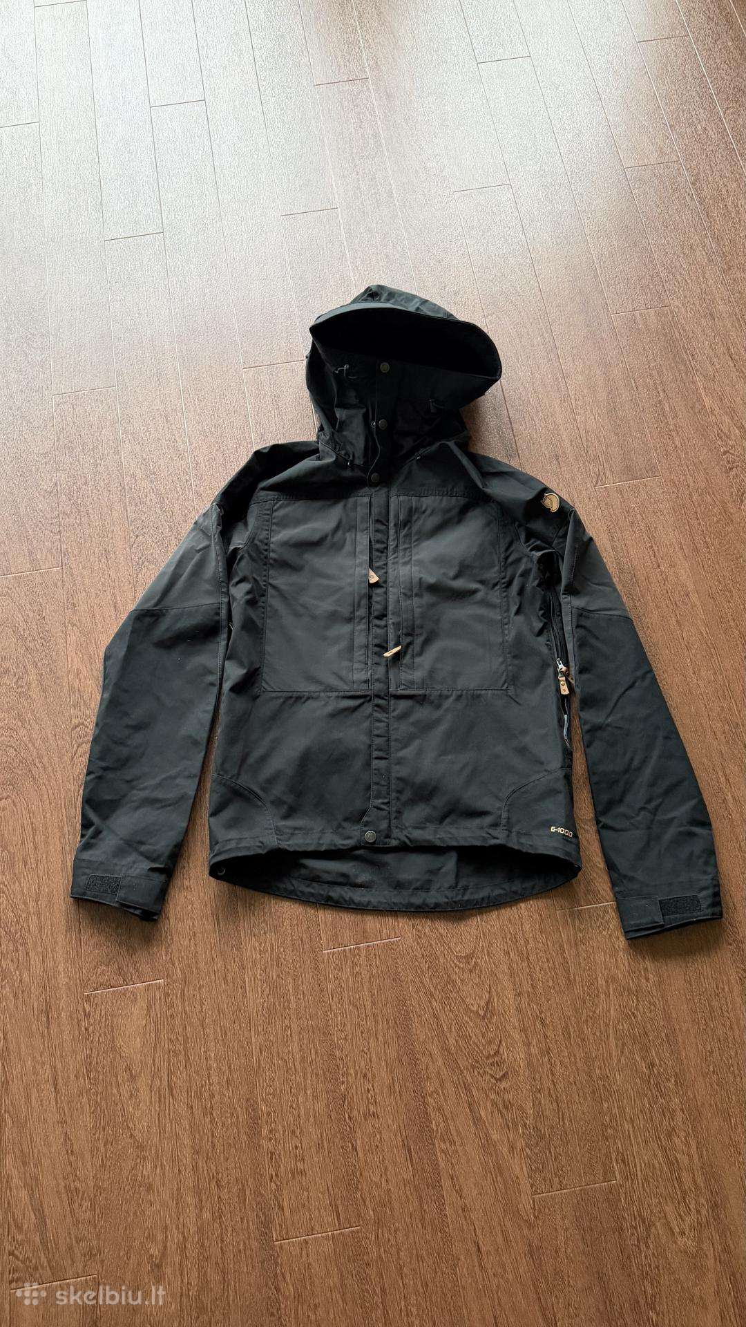 Fjällräven Keb Jacket M G-1000 – juoda žygių striu