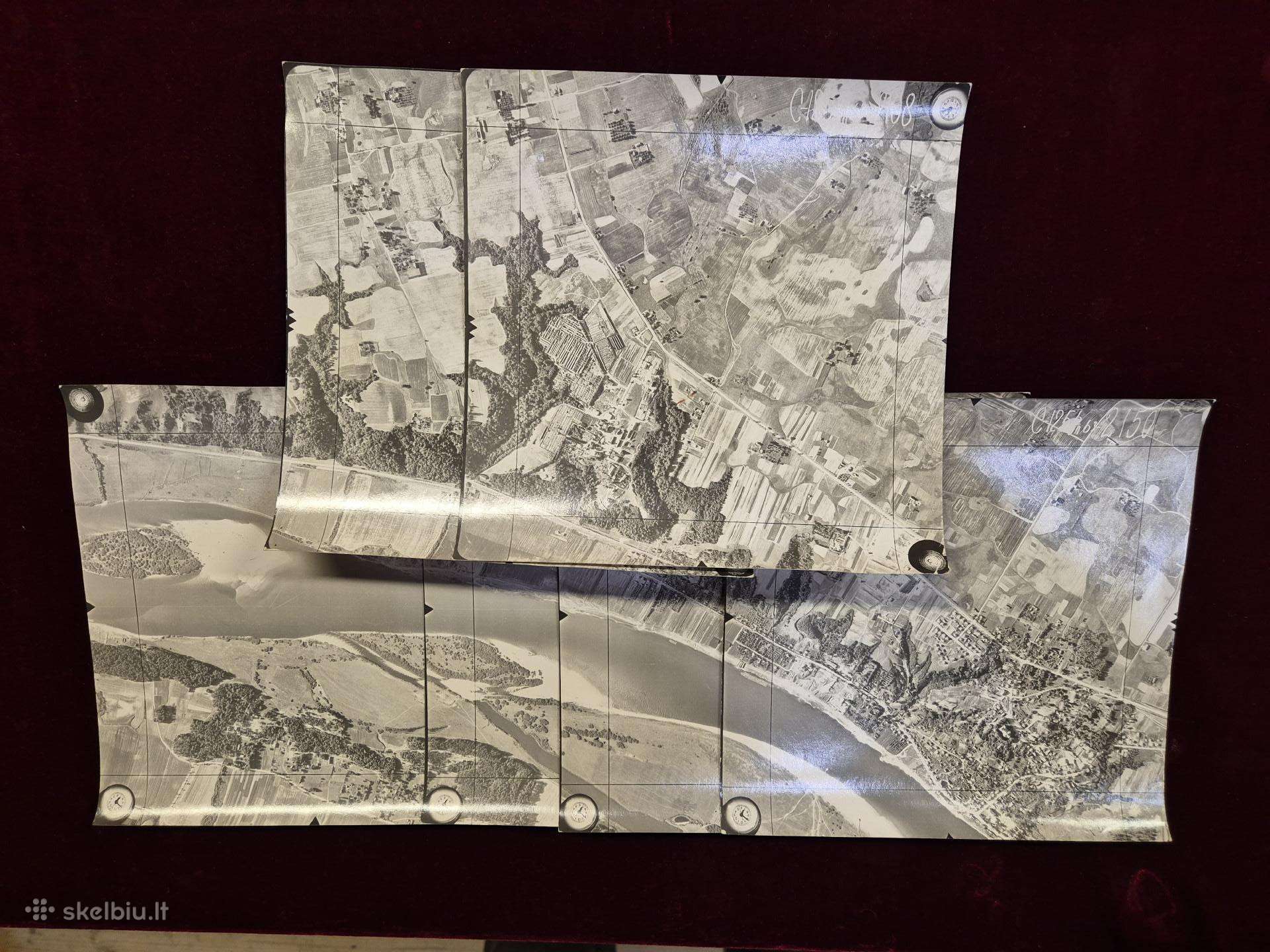 Istorinė Vilkijos aerofotonuotrauka 1950-1959 m.