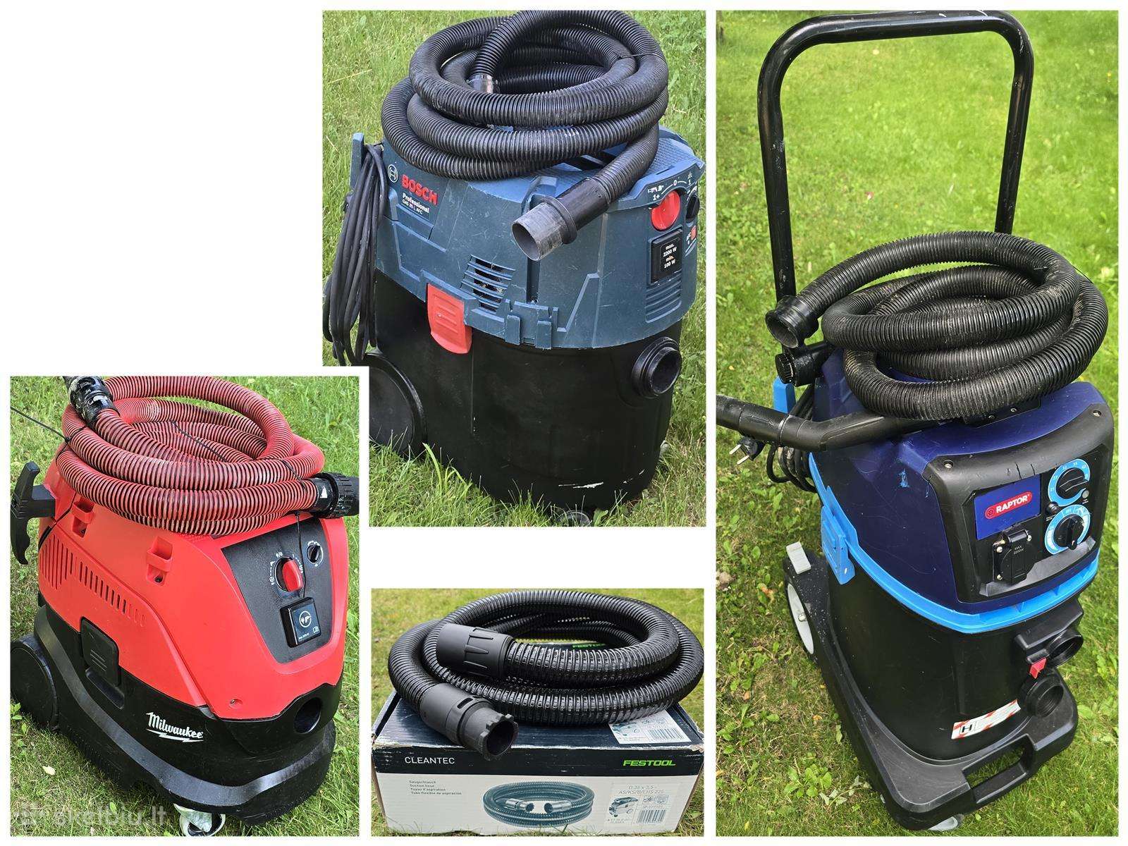Dulkių siurblys Bosch Milwaukee Festool Makita