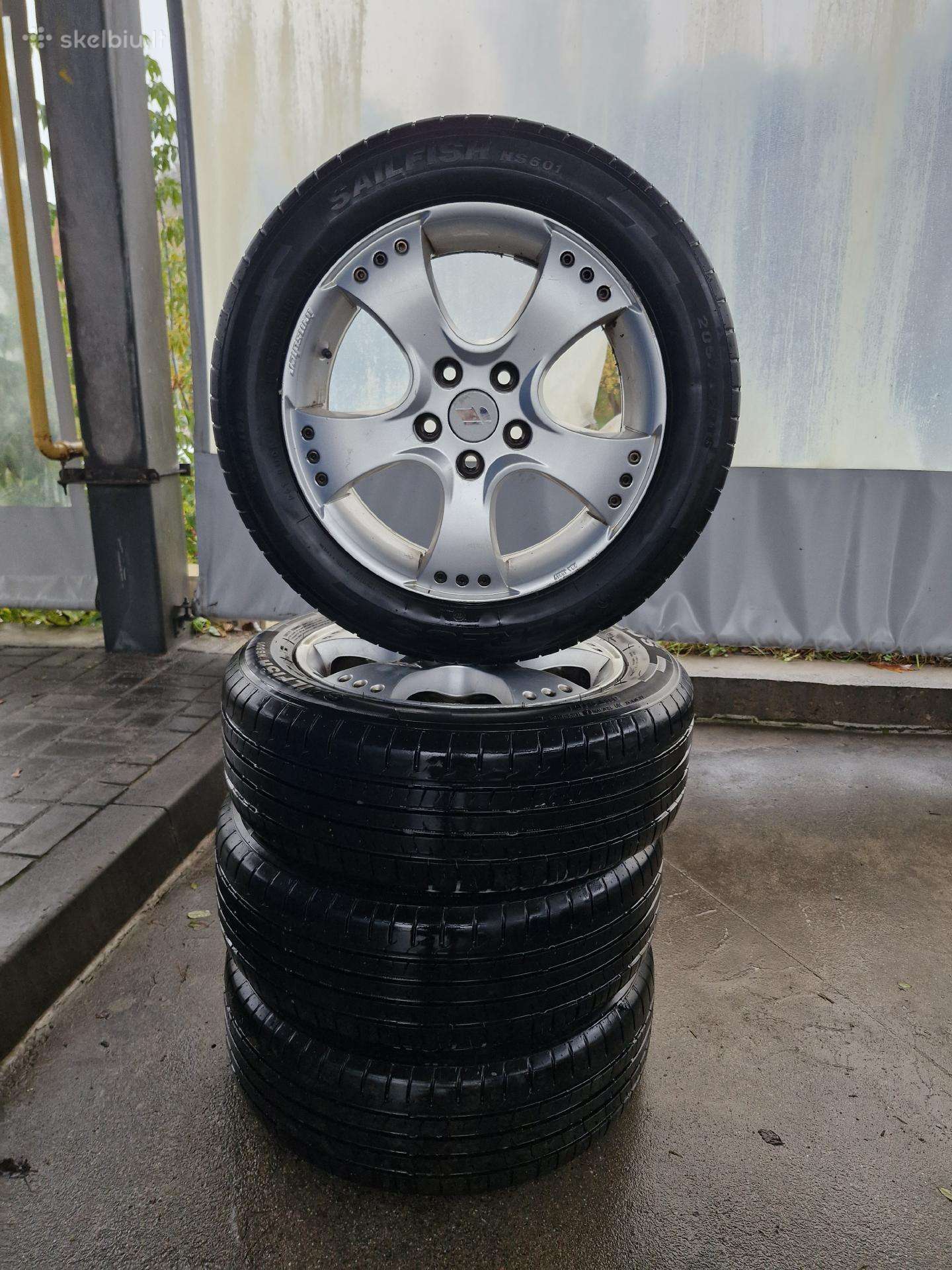 Opel irmscher r16 ratlankiai su padangom